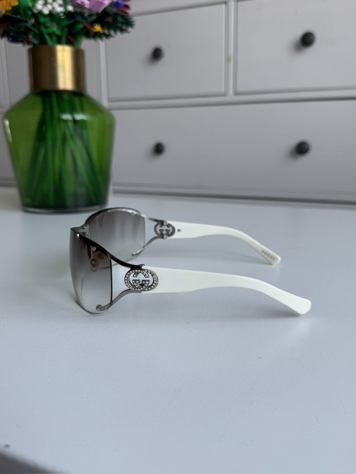 小物 archive GUCCI l eyewear rimless y2k Vintage y2k Gucci 2807/S rimless sunglasses archive designer