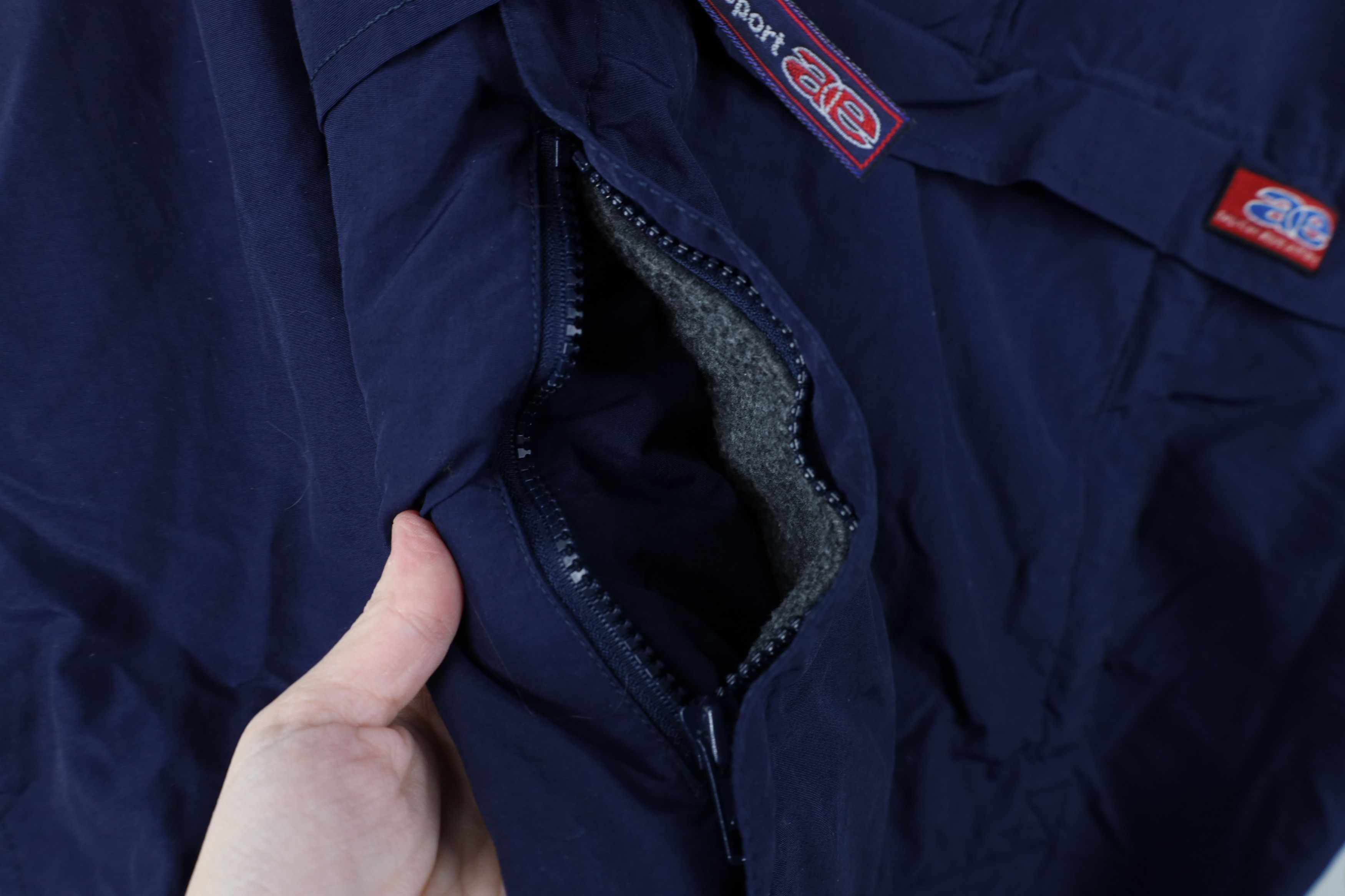 American Eagle Outfitters Vintage 90s American Eagle Lined Baggy Hooded Anorak Jacket Size US L / EU 52-54 / 3 - 6 Thumbnail