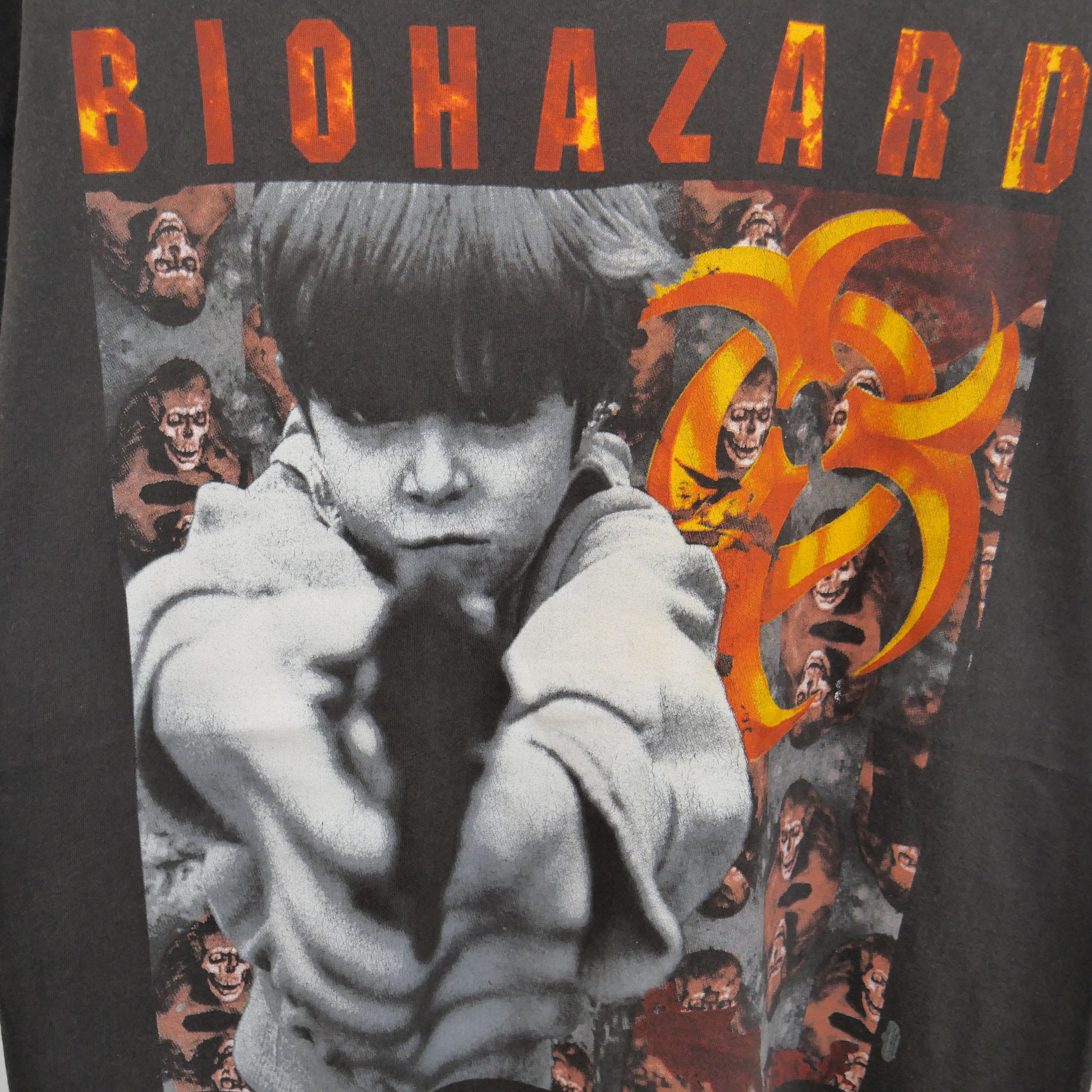 Other Vintage Biohazard 90s Shirt Size US XL / EU 56 / 4 - 4 Thumbnail