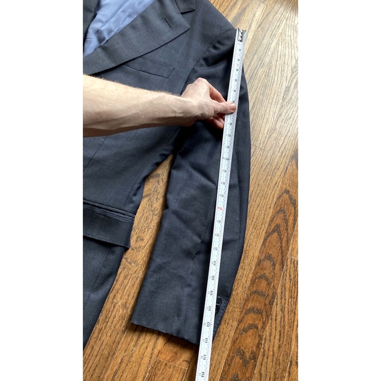 Suitsupply Suitsupply Blazer Jacket Sport Coat Mens Size 38L Wool Midnight Blue E Thomas Size 38R - 3 Thumbnail