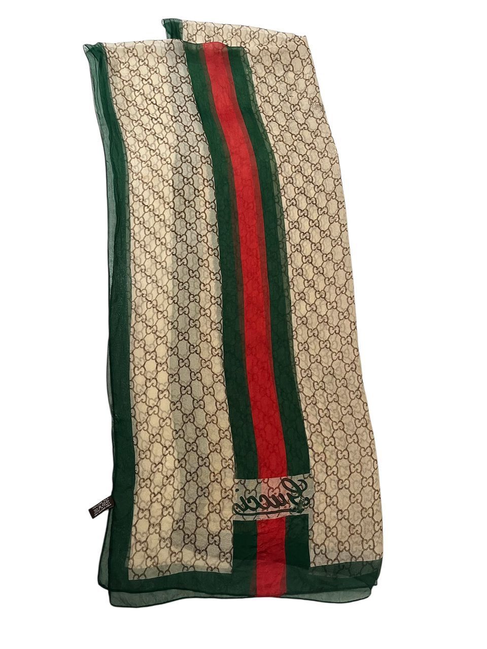 Gucci Authentic Gucci GG Monogram Scarf TIER OFF Size ONE SIZE - 2 Thumbnail