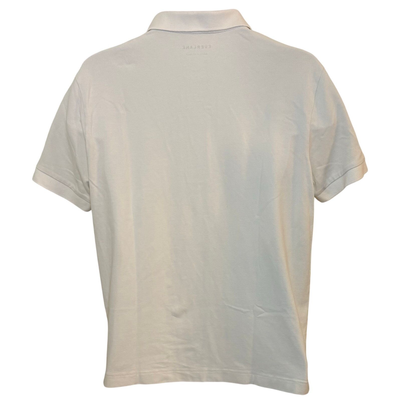 Everlane Everlane Classic White Polo Shirt Size Large. EUC Size US L / EU 52-54 / 3 - 3 Thumbnail