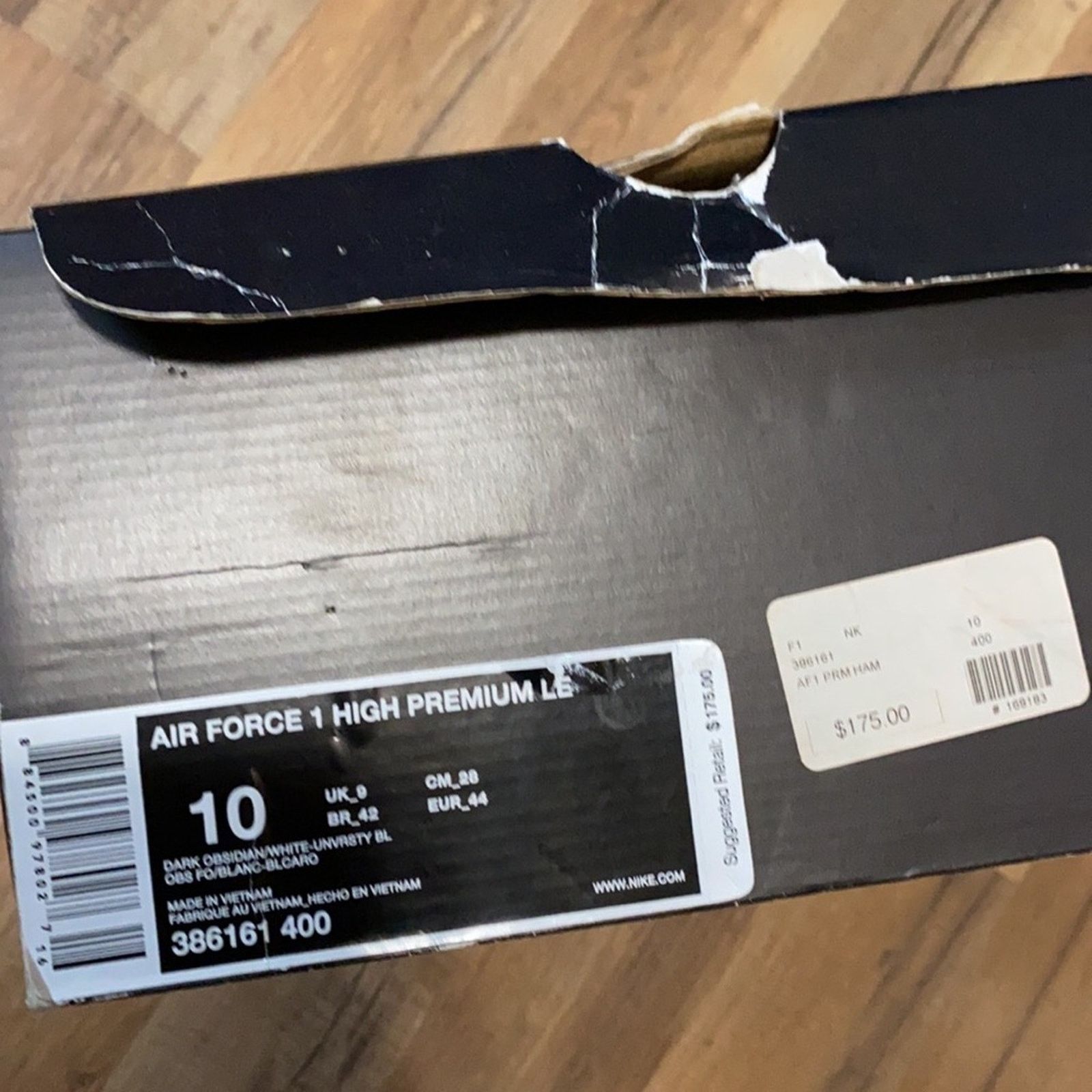 Nike 2010 Nike Air Force 1 Yankees futura Size US 10 / EU 43 - 13 Thumbnail