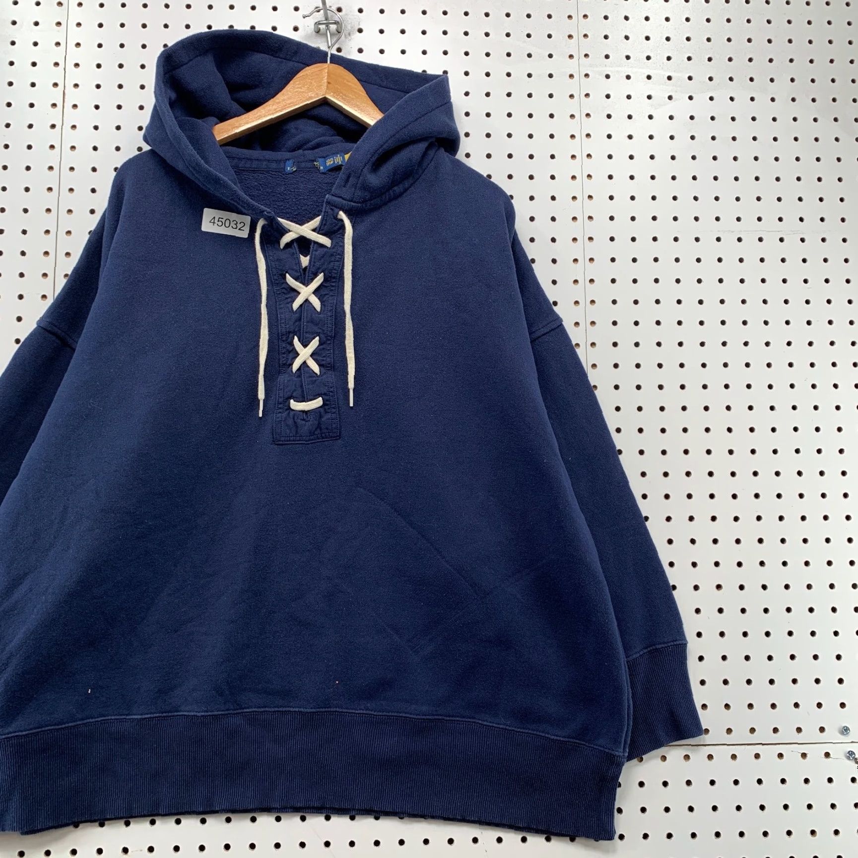 Polo Ralph Lauren Polo Ralph Lauren Sweatshirt Womens XS Hooded Lace Up Side Slit Oversized Size XS / US 0-2 / IT 36-38 - 3 Thumbnail