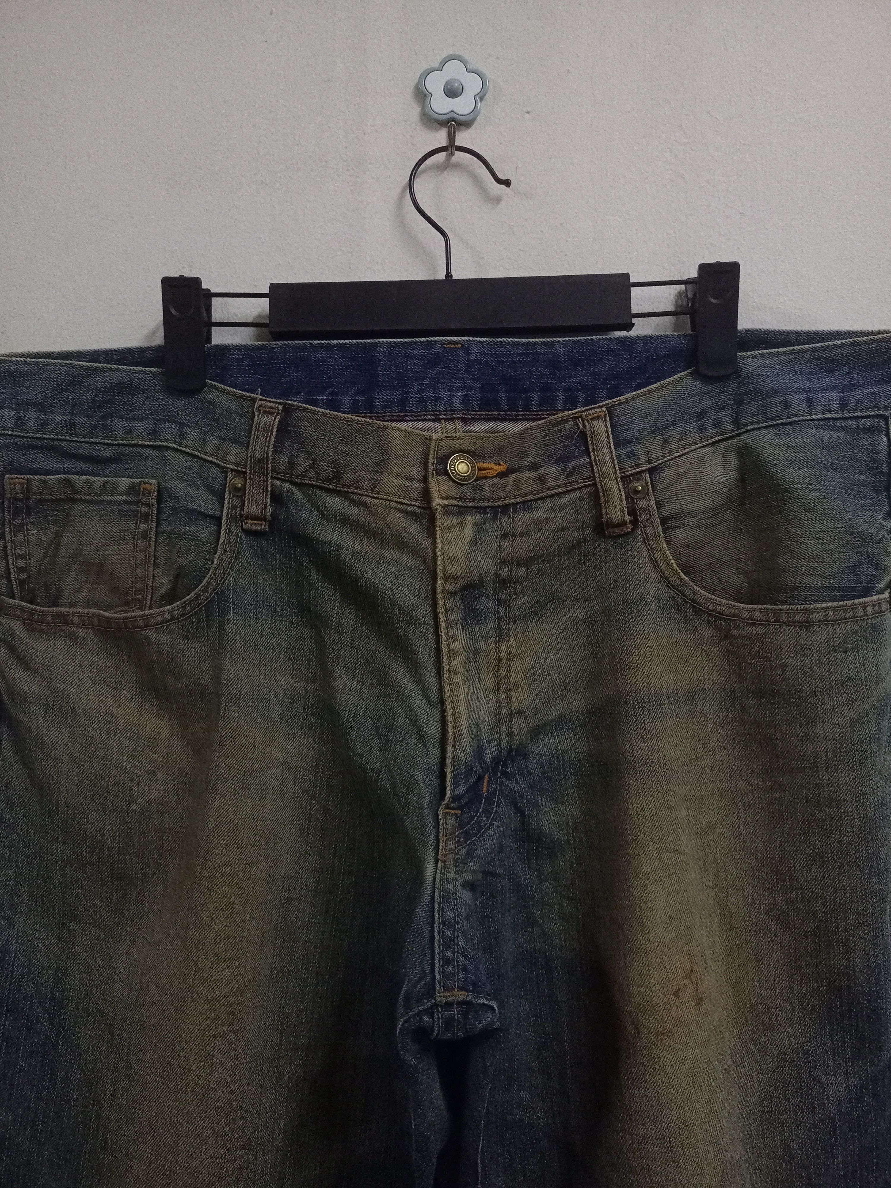 Japanese Brand Vintage Japanese Brand Mud Wash Baggy Jeans 38x28 Size US 38 / EU 54 - 4 Thumbnail