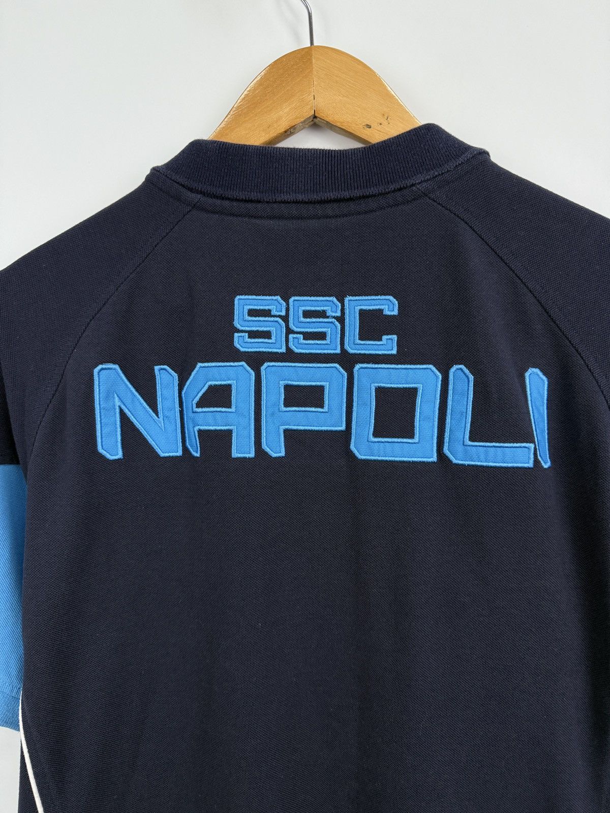 Kappa 🇮🇹 Vintage Y2K Kappa Napoli Italy Soccer Polo T-Shirt Rare Size US L / EU 52-54 / 3 - 9 Thumbnail