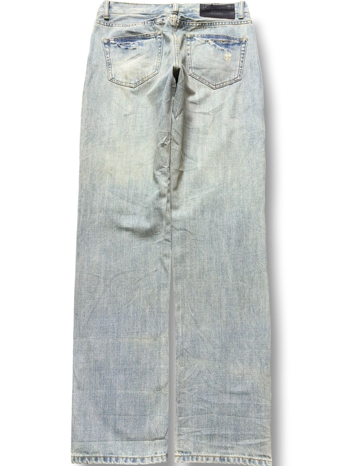 Natasha Zinko Vintage Nattahnam Mudwash Ripped Distressed Denim Size US 30 / EU 46 - 3 Thumbnail
