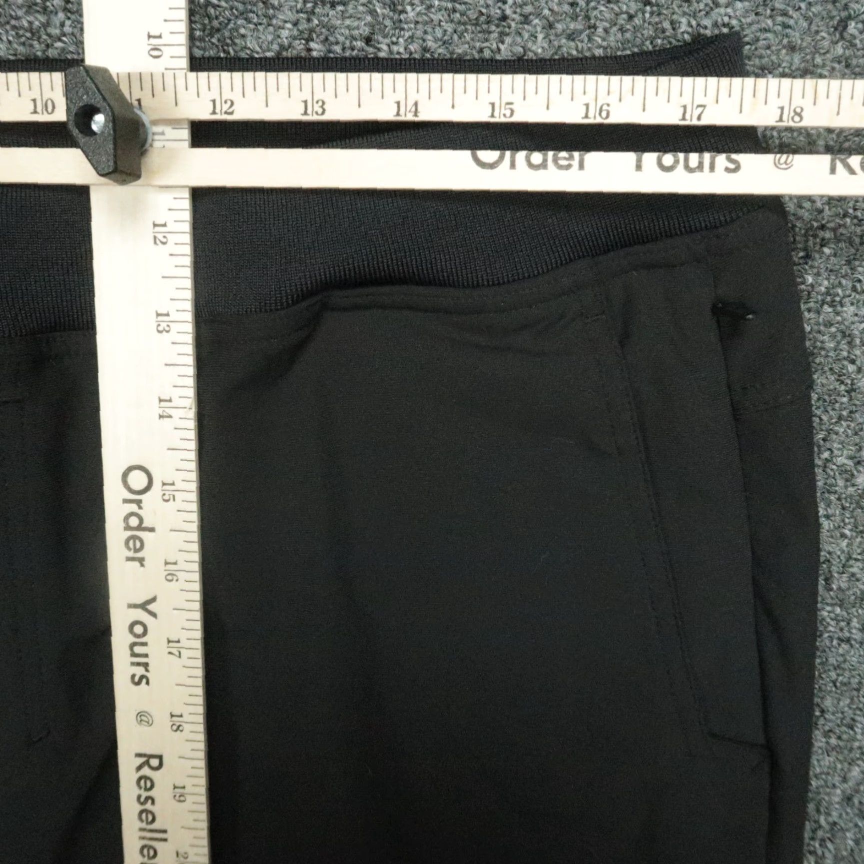 Vintage LEGENDS Pants Men XL Black Aviation Athletic Jogger Performance Zip Pocket Size US 36 / EU 52 - 6 Thumbnail