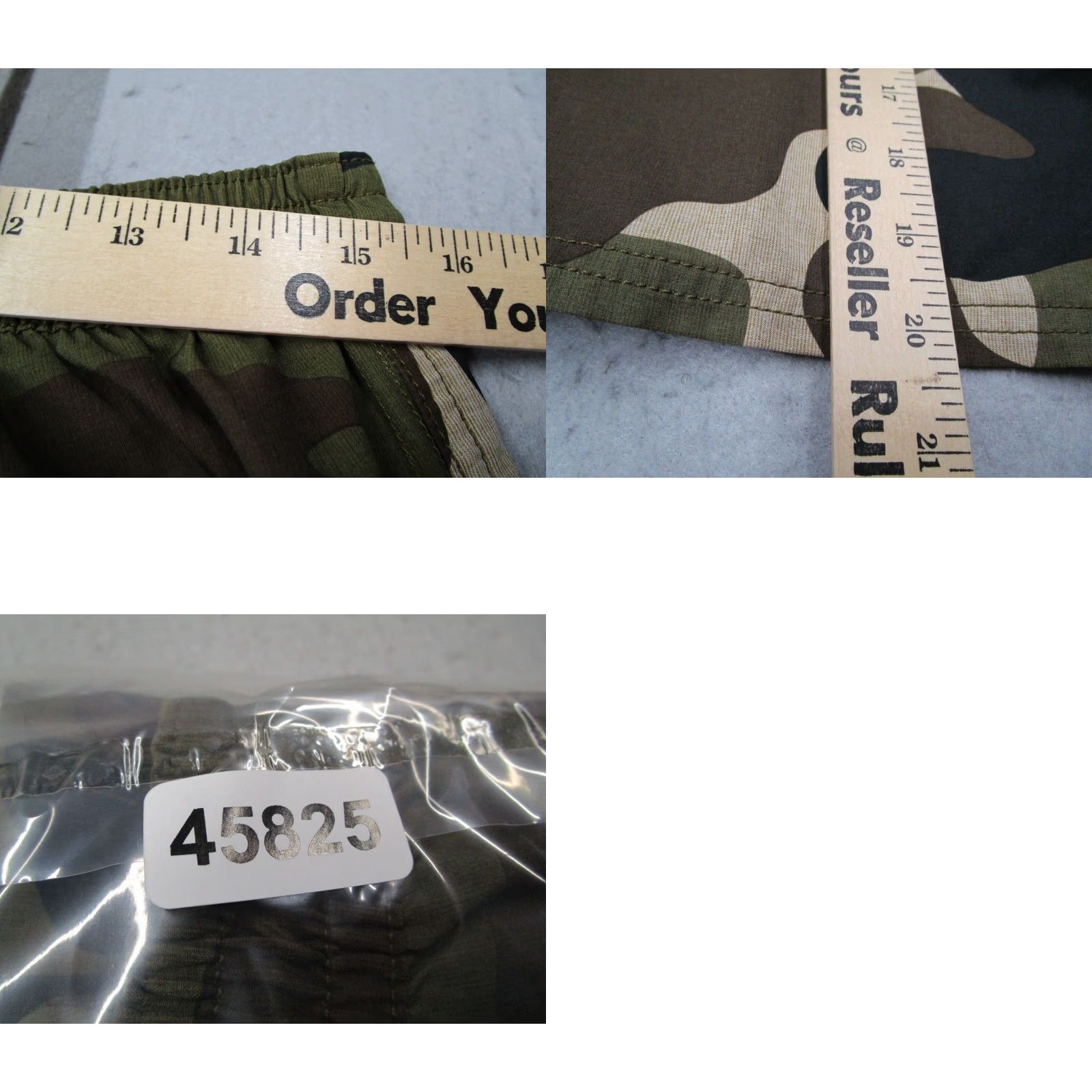Quiksilver QUICKSILVER WATERMAN Shorts Mens Medium Green Camo Hybrid 8" Beach Travel Swim Size US 31 - 8 Thumbnail