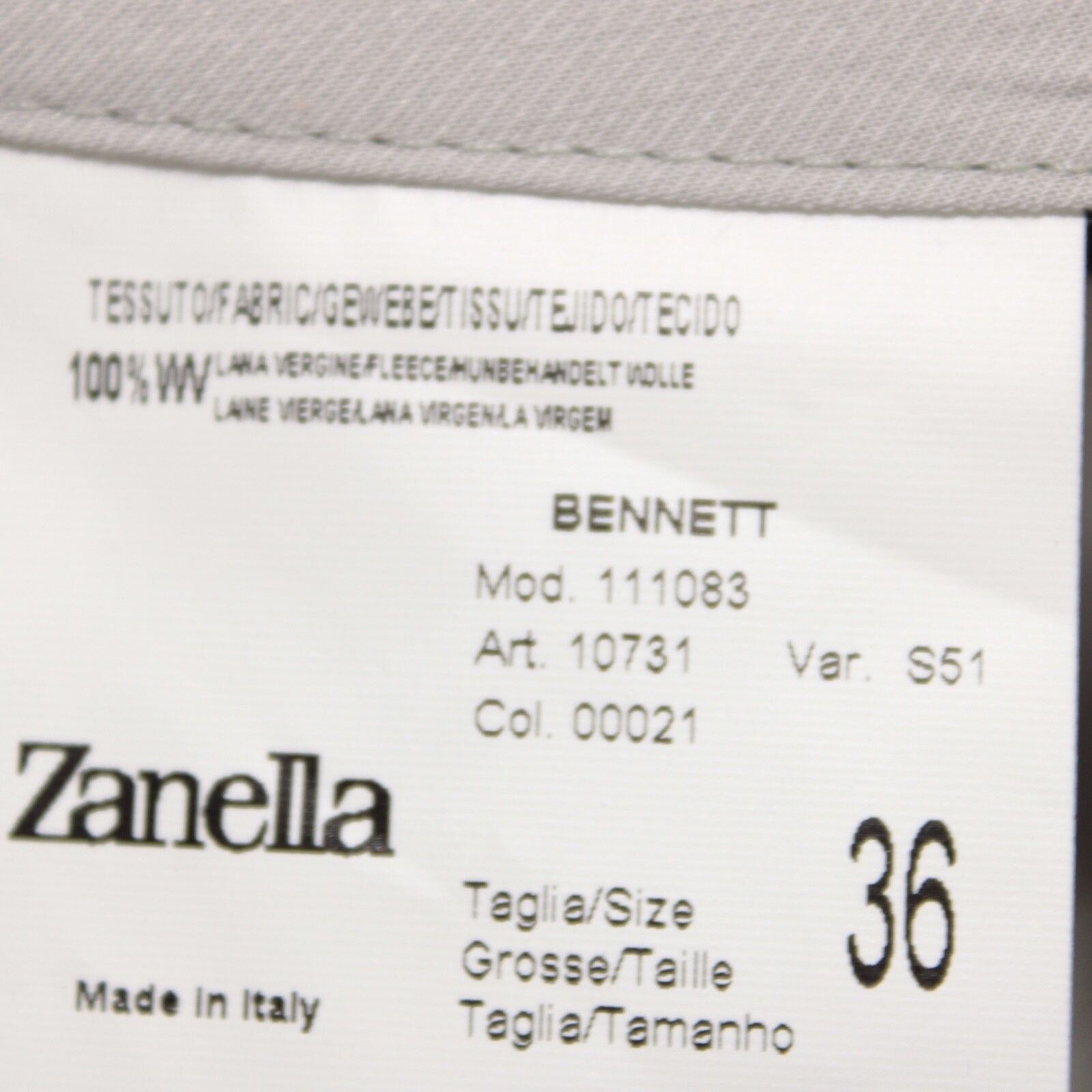 Zanella Zanella New with tags Dress Pants Size 36 US In Gray Size US 36 / EU 52 - 6 Thumbnail