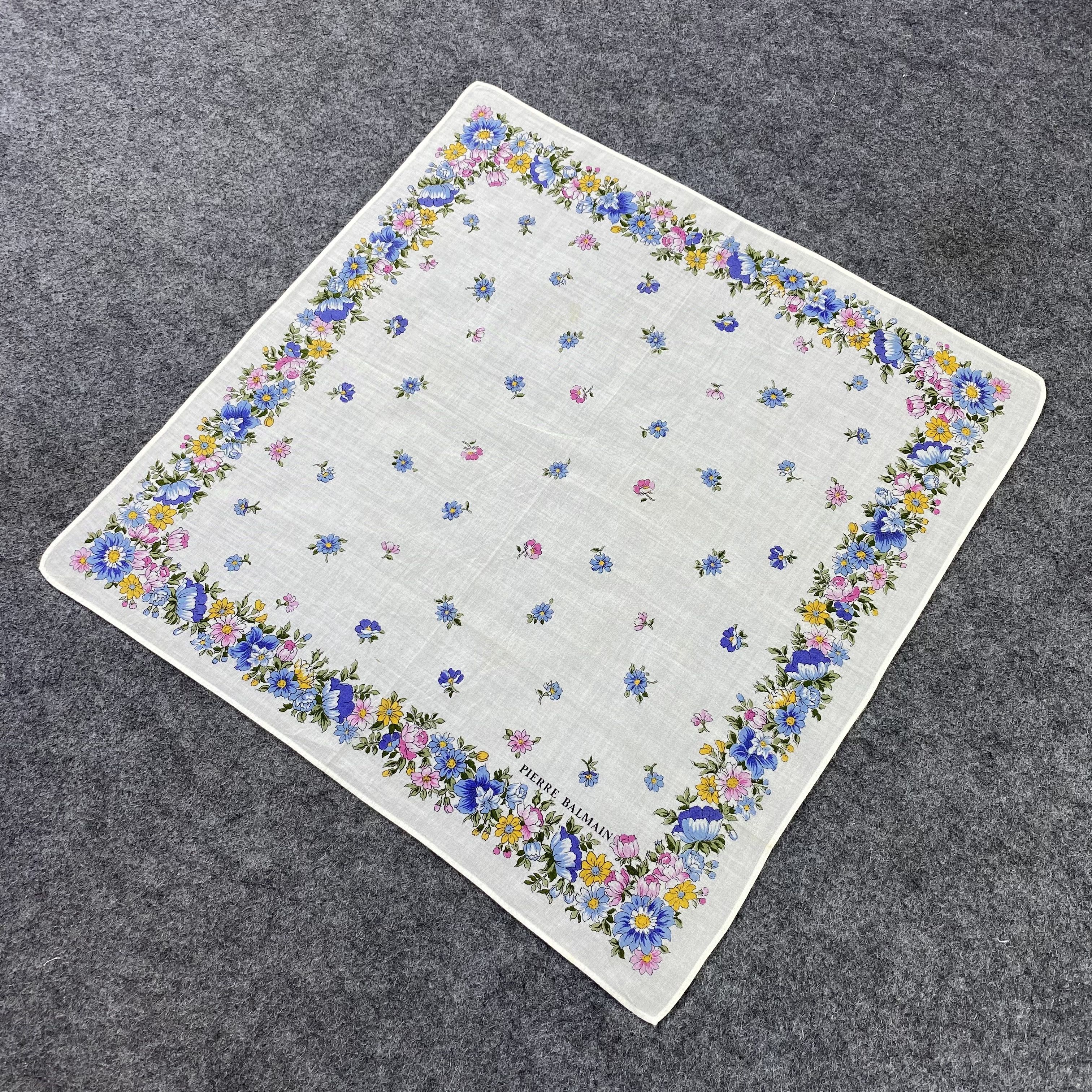 Pierre Balmain Pierre Balmain Handkerchief / Bandana / Neckerchief-B1384 Size ONE SIZE - 4 Thumbnail