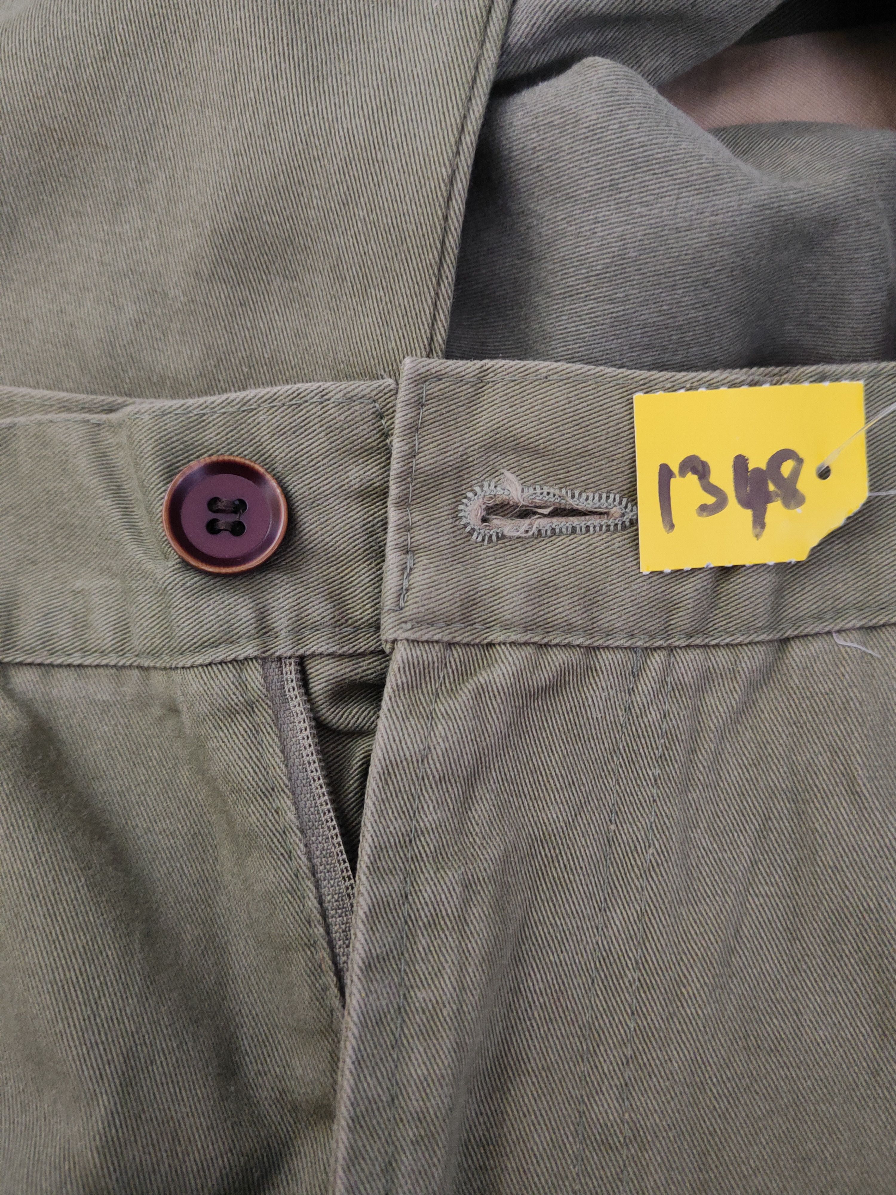 Japanese Brand DL N Floor Green Multipocket Tactical Cargo Pants #1348 Size US 31 - 15 Thumbnail