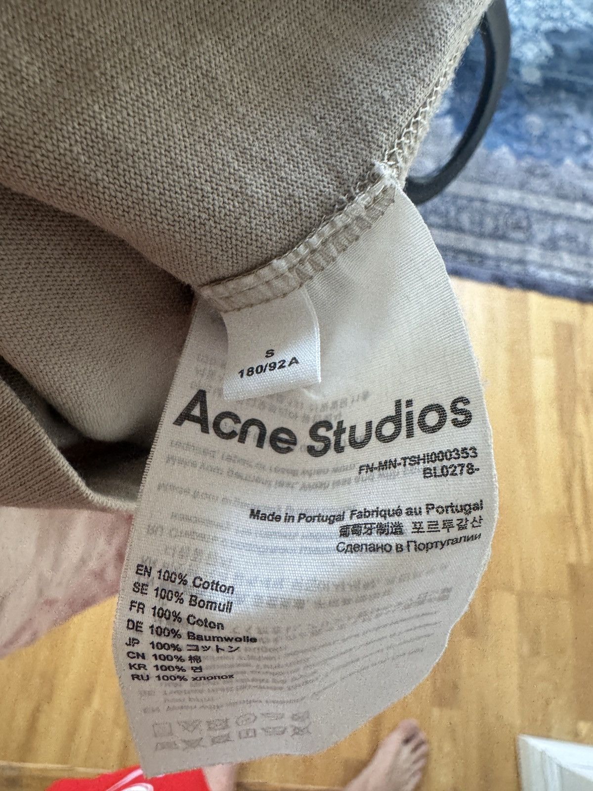 Acne Studios Acne Studios logo T-shirt Size US S / EU 44-46 / 1 - 3 Thumbnail