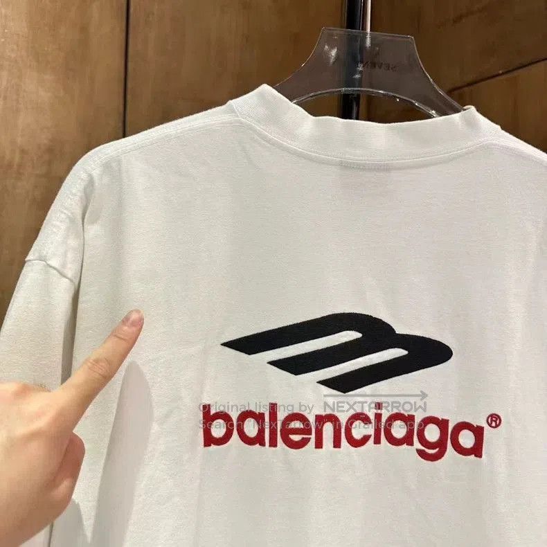 Balenciaga Balenciaga 3B Logo White Short Sleeve Tee. Size US S / EU 44-46 / 1 - 4 Thumbnail