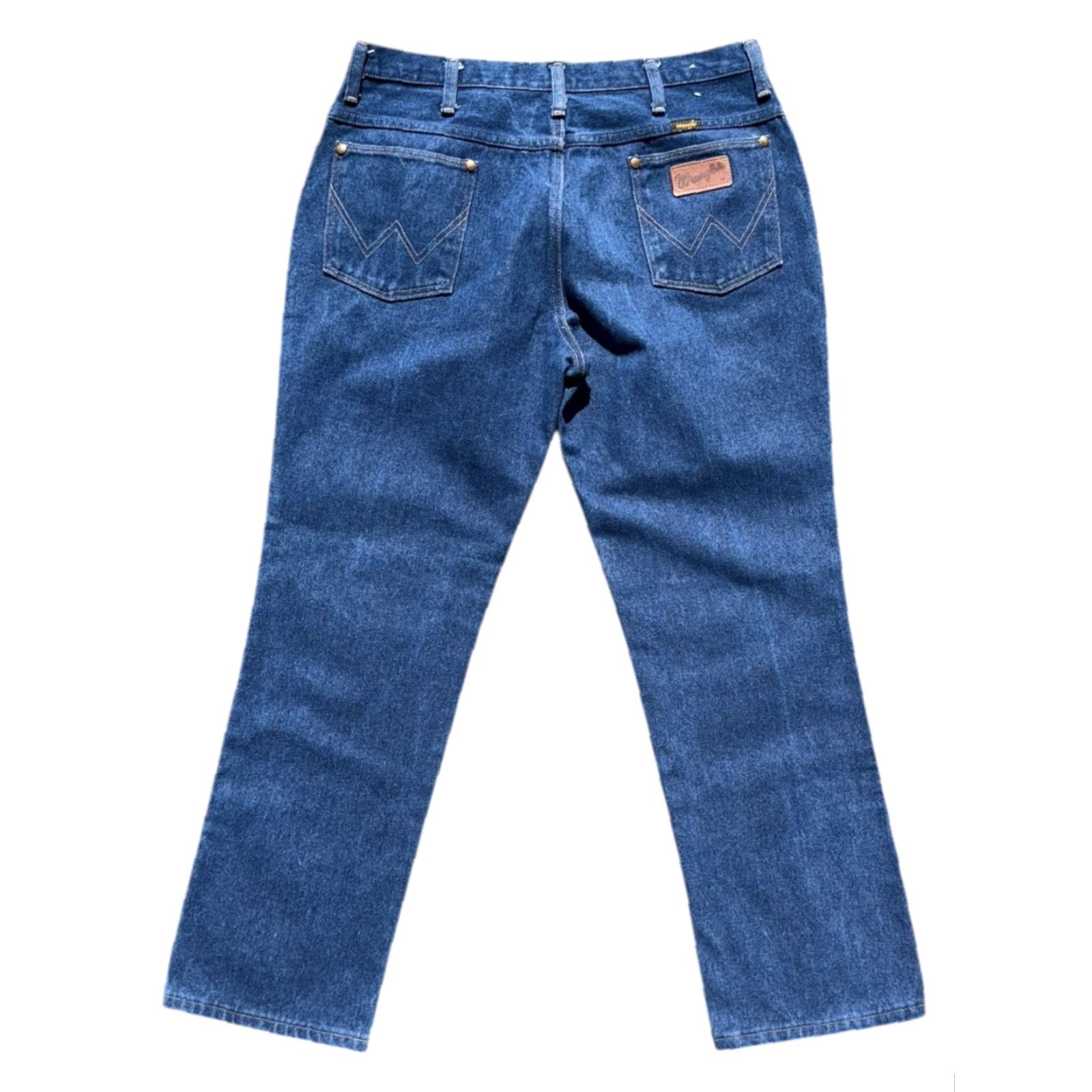 Wrangler VINTAGE Wrangler Cowboy Cut Jeans Blue USA Made Western 38x30 Mens Bootcut 1970s Size US 38 / EU 54 - 2 Thumbnail