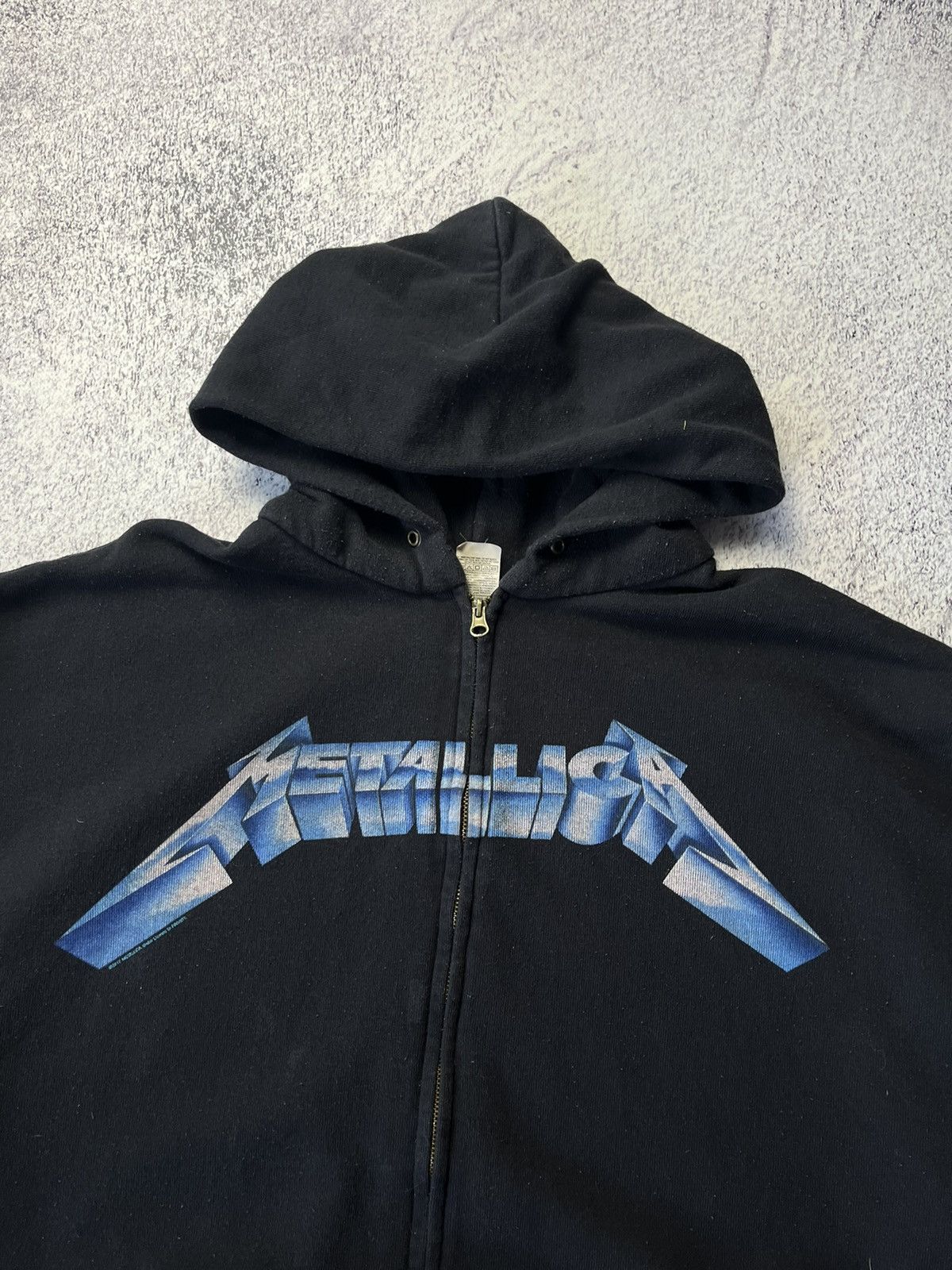 Band Tees Metallica 2017 hoodie RIDE THE LIGHTNING hooded sweatshirt Size US XXL / EU 58 / 5 - 8 Thumbnail