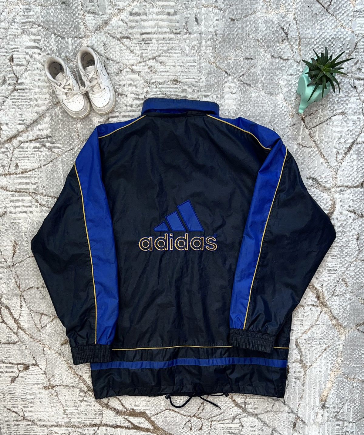 Adidas × Vintage ADIDAS 90S VINTAGE NYLON TRACK JACKET OVERSIZE WINDBREAKER Size US M / EU 48-50 / 2 - 2 Thumbnail