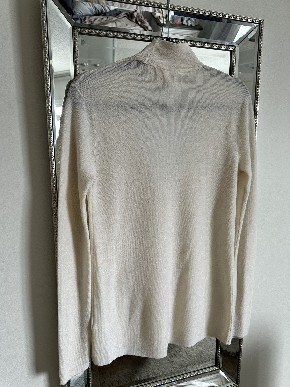 A.L.C. A.L.C. Designer Merino Wool Tunic Cardigan Ivory/White - XS Size XS / US 0-2 / IT 36-38 - 3 Thumbnail