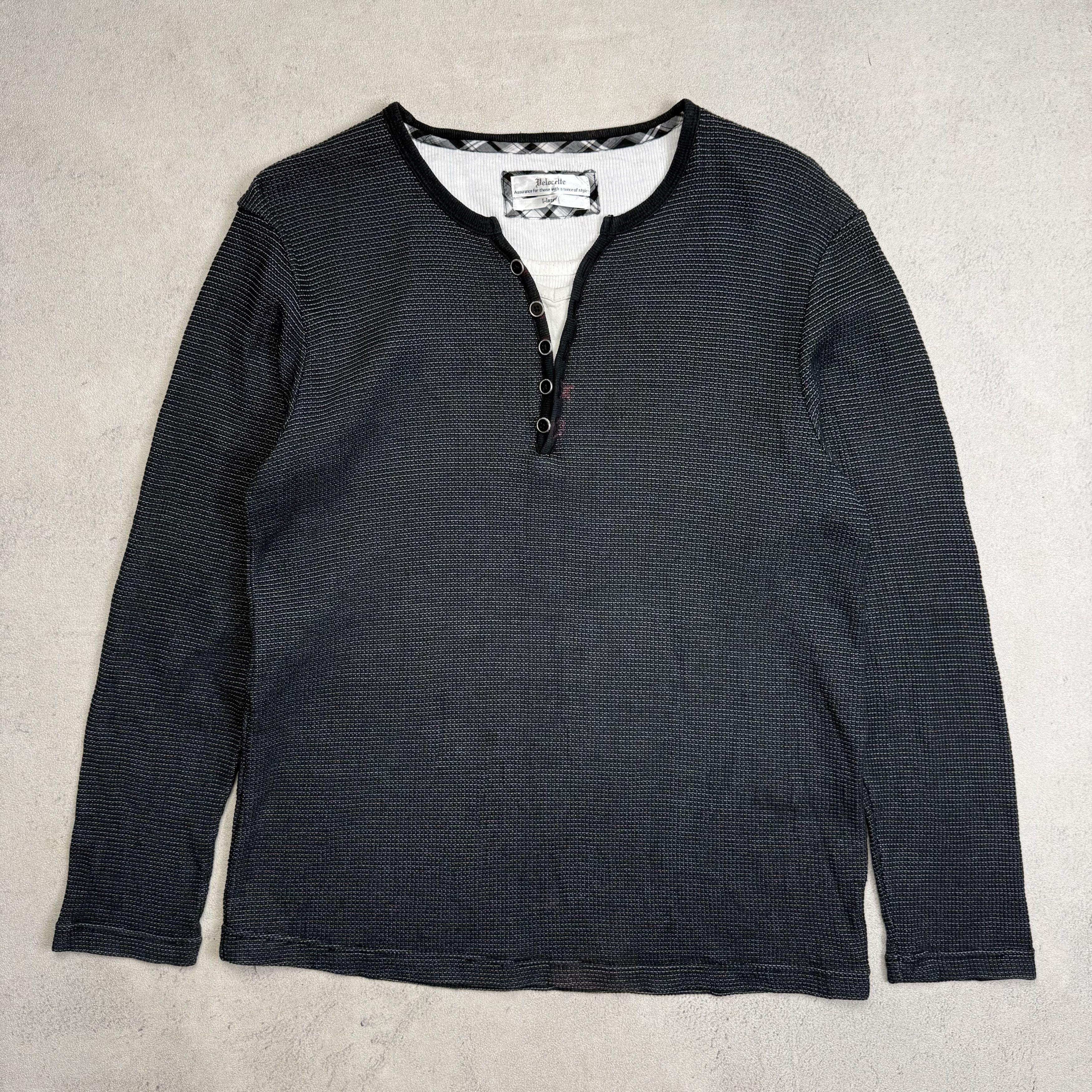Japanese Brand Velocette Double Layer Waffle Shirt Size US L / EU 52-54 / 3 - 2 Thumbnail