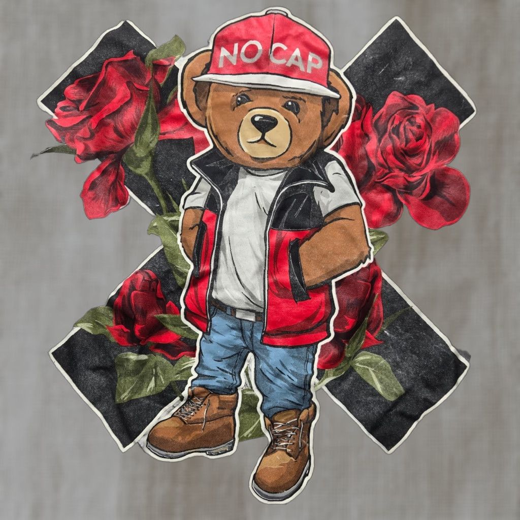 Vintage VINTAGE Hustle No Cap Bear Logo T-Shirt Adult Men Large White Short Sleeve Size US L / EU 52-54 / 3 - 1 Thumbnail