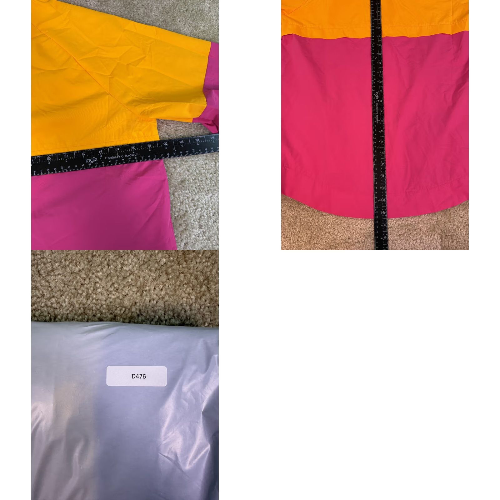 Fila VINTAGE FILA Sport Jacket Windbreaker Hooded Full Zip Large Orange Pink Women's M Size L / US 10 / IT 46 - 8 Thumbnail