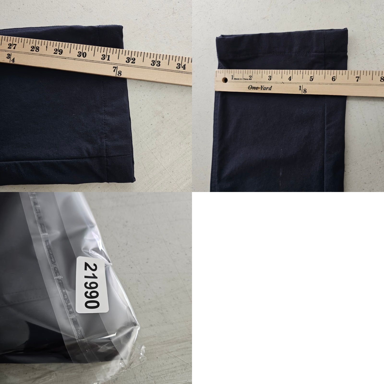 Vintage Western Rise Evolution Pant Mens 31x32 Navy 5-Pocket Nylon Stretch Travel Chino Pants Size US 31 - 9 Thumbnail