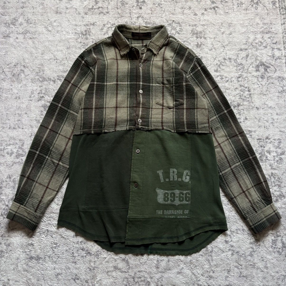 UNDERCOVER UNDERCOVERISM 2005AW ARTS era flannel shirt