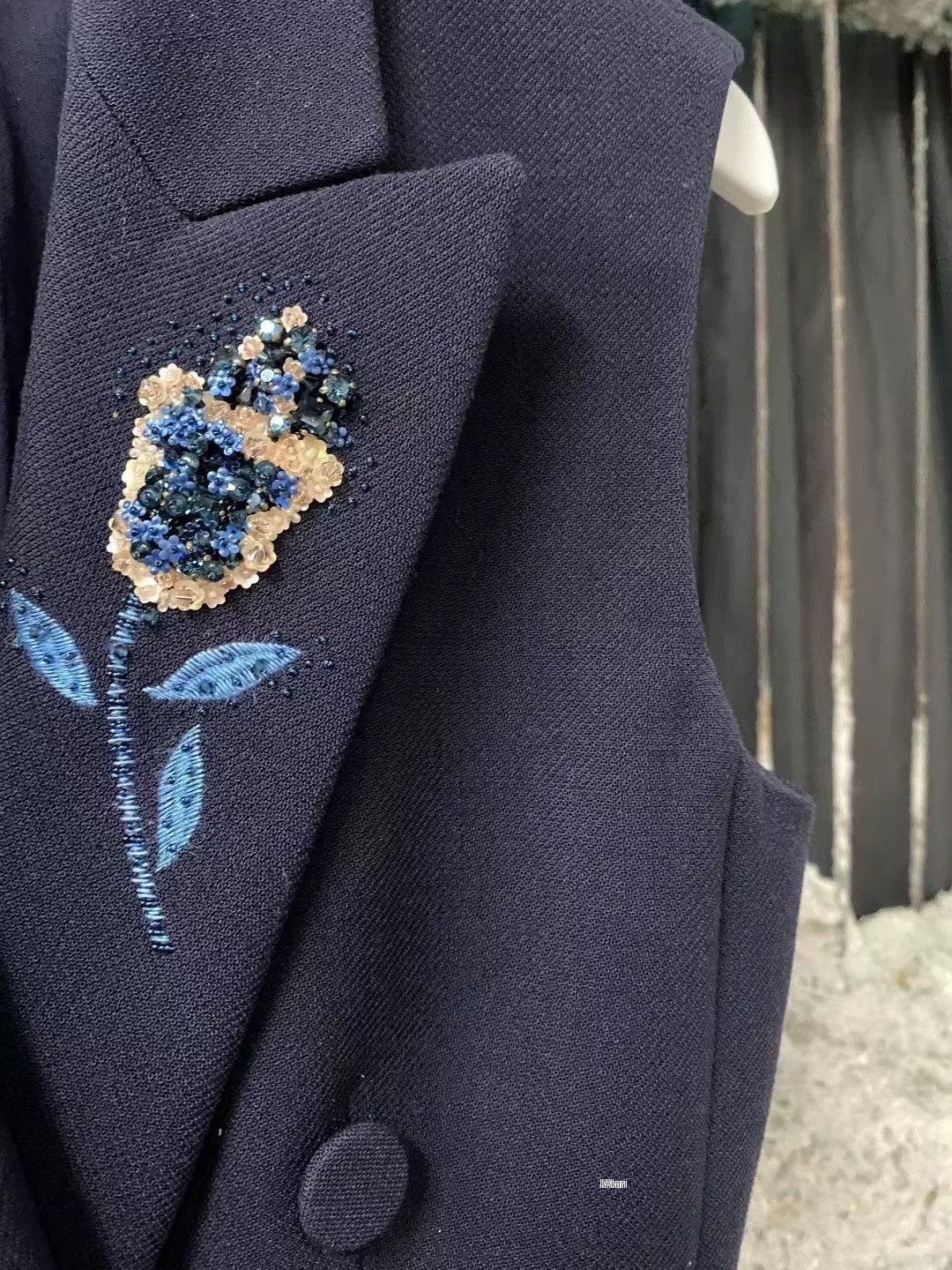 Dior Dior Embroidered Floral Mid-Length Vest Blazer Size US M / EU 48-50 / 2 - 5 Thumbnail