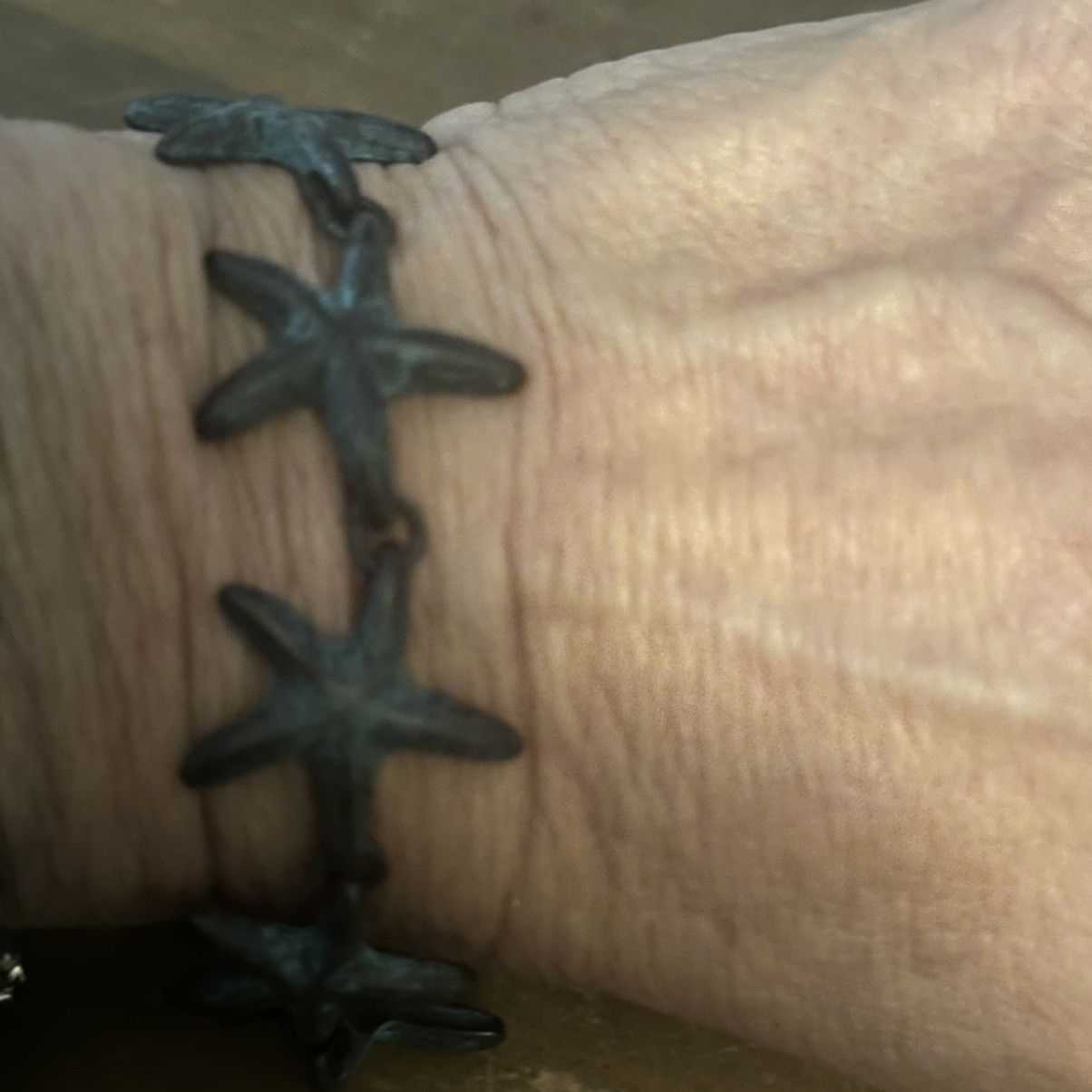 Vintage Vintage patina wash starfish link bracelet Size ONE SIZE - 4 Thumbnail