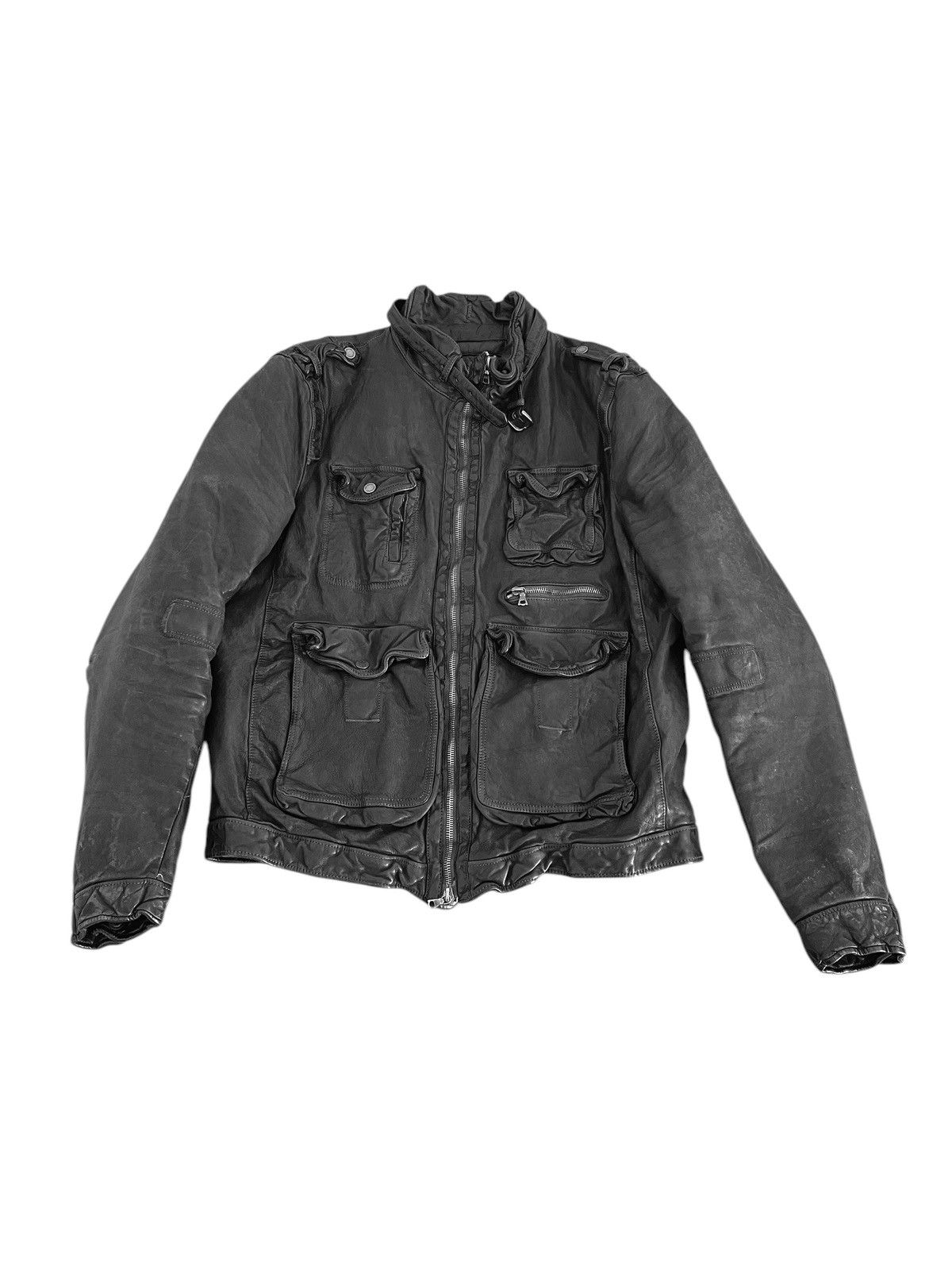 Luxury Neil Barrett Vintage Neil Barrett leather jacket season 2004 Grailed