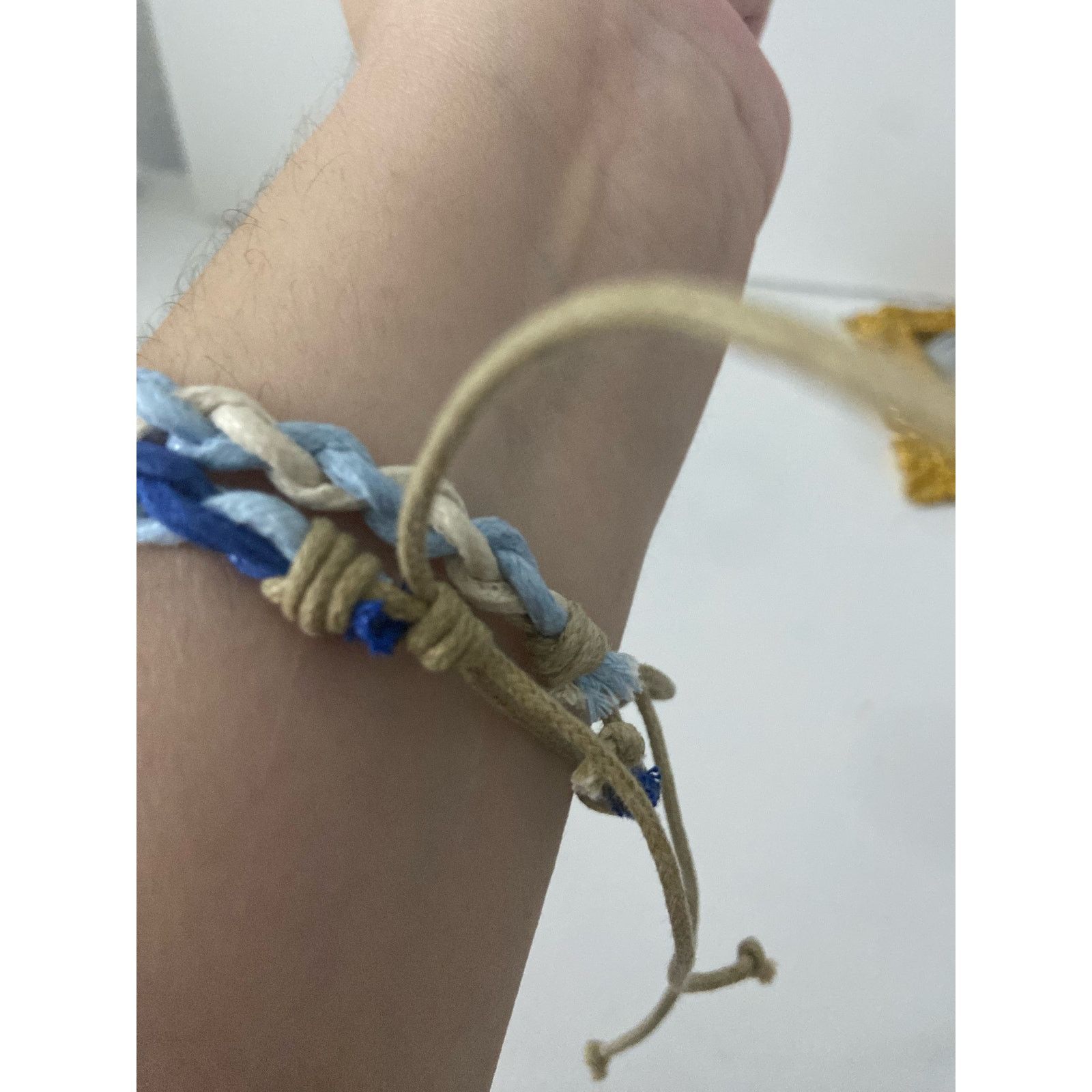 Other Blue white and beige corded bracelets Size ONE SIZE - 3 Thumbnail