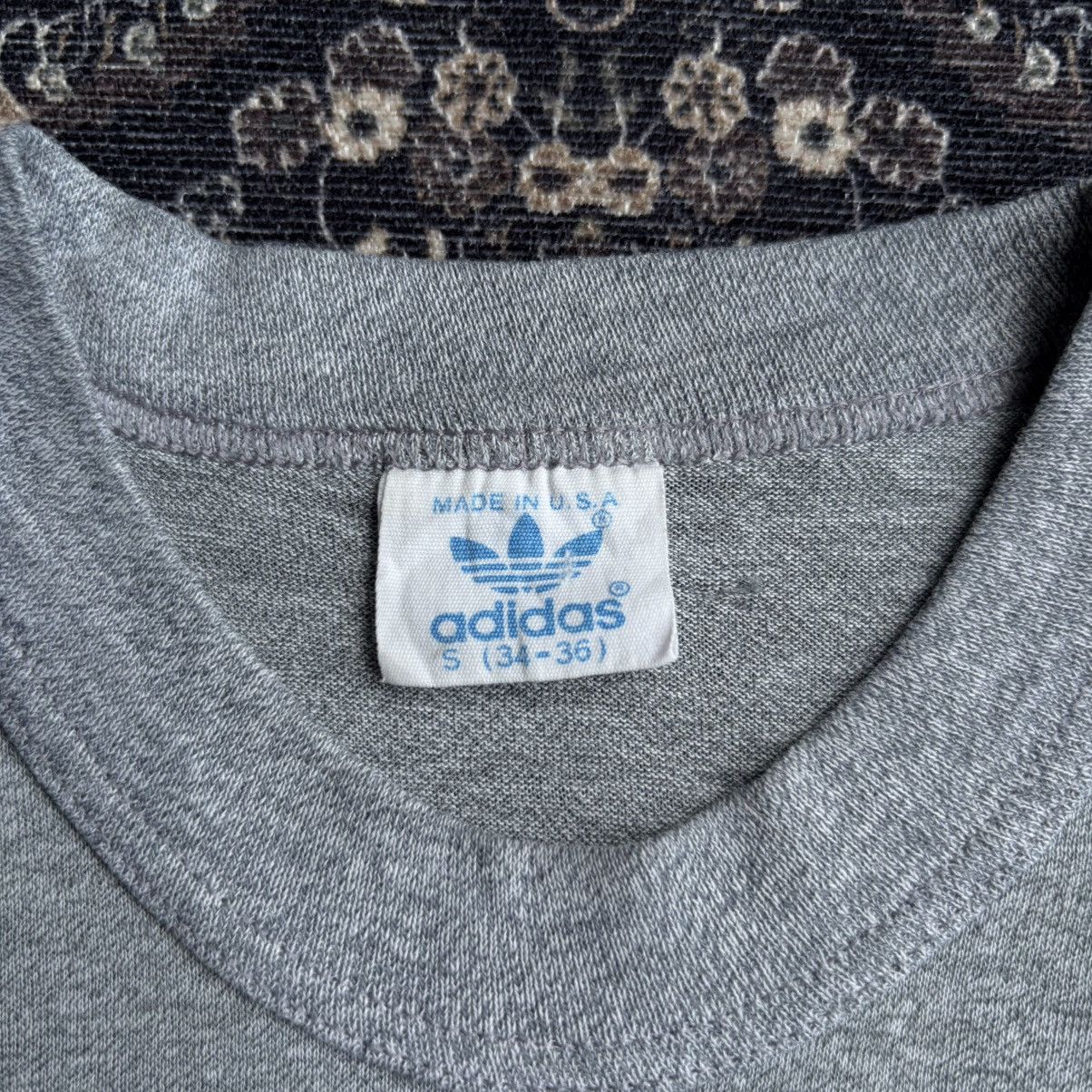 Adidas Vintage 80s Adidas Originals Trefoil Firebird 50/50 Tee Size US S / EU 44-46 / 1 - 4 Thumbnail