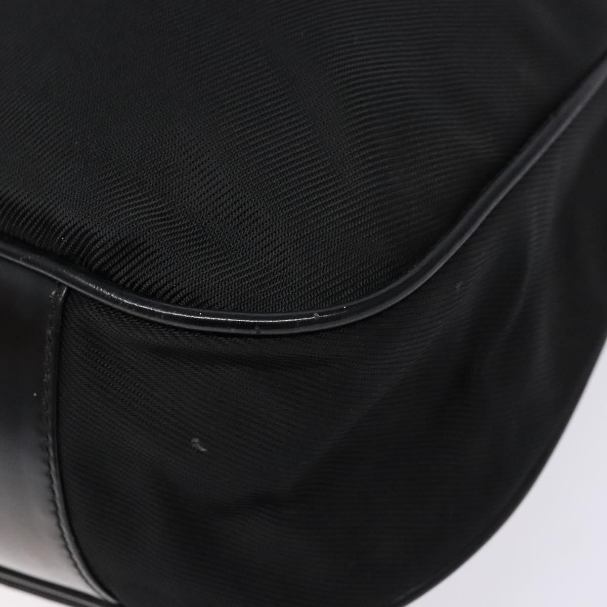 Gucci GUCCI Bamboo Shoulder Bag Nylon Black Silver 001 1553 001 Size ONE SIZE - 10 Thumbnail