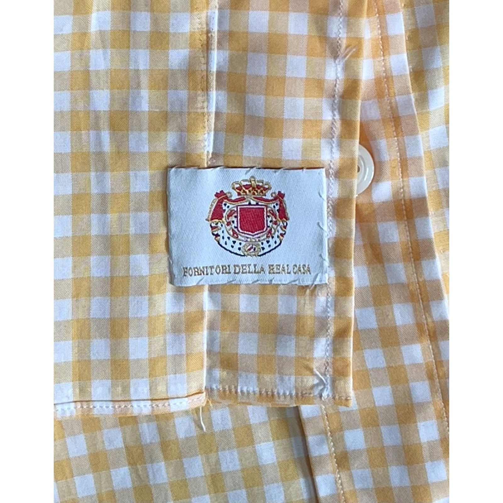 Luigi Borrelli $695 NWT Luigi Borrelli Napoli Dress Shirt Yellow 43/17 Size US XL / EU 56 / 4 - 5 Thumbnail