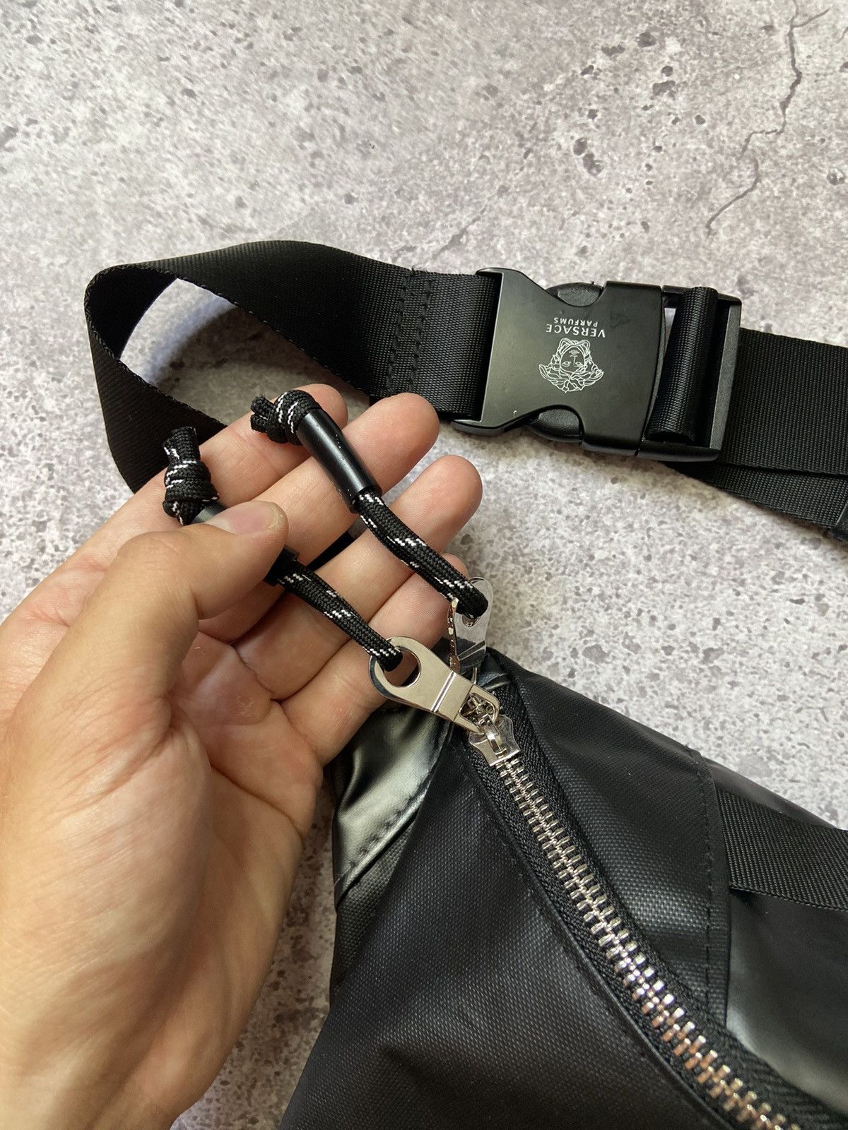 Versace Versace Parfums Belt Bag Black Medusa Crossbody Size ONE SIZE - 7 Thumbnail