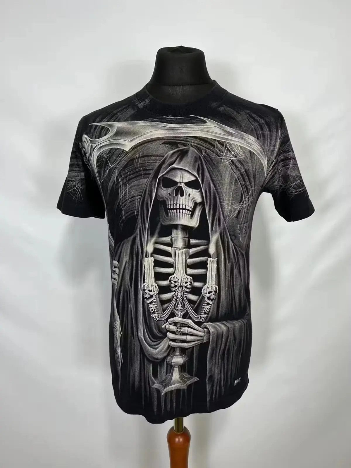 Vintage Vintage La muerte skeleton mens tee Size US M / EU 48-50 / 2 - 1 Thumbnail