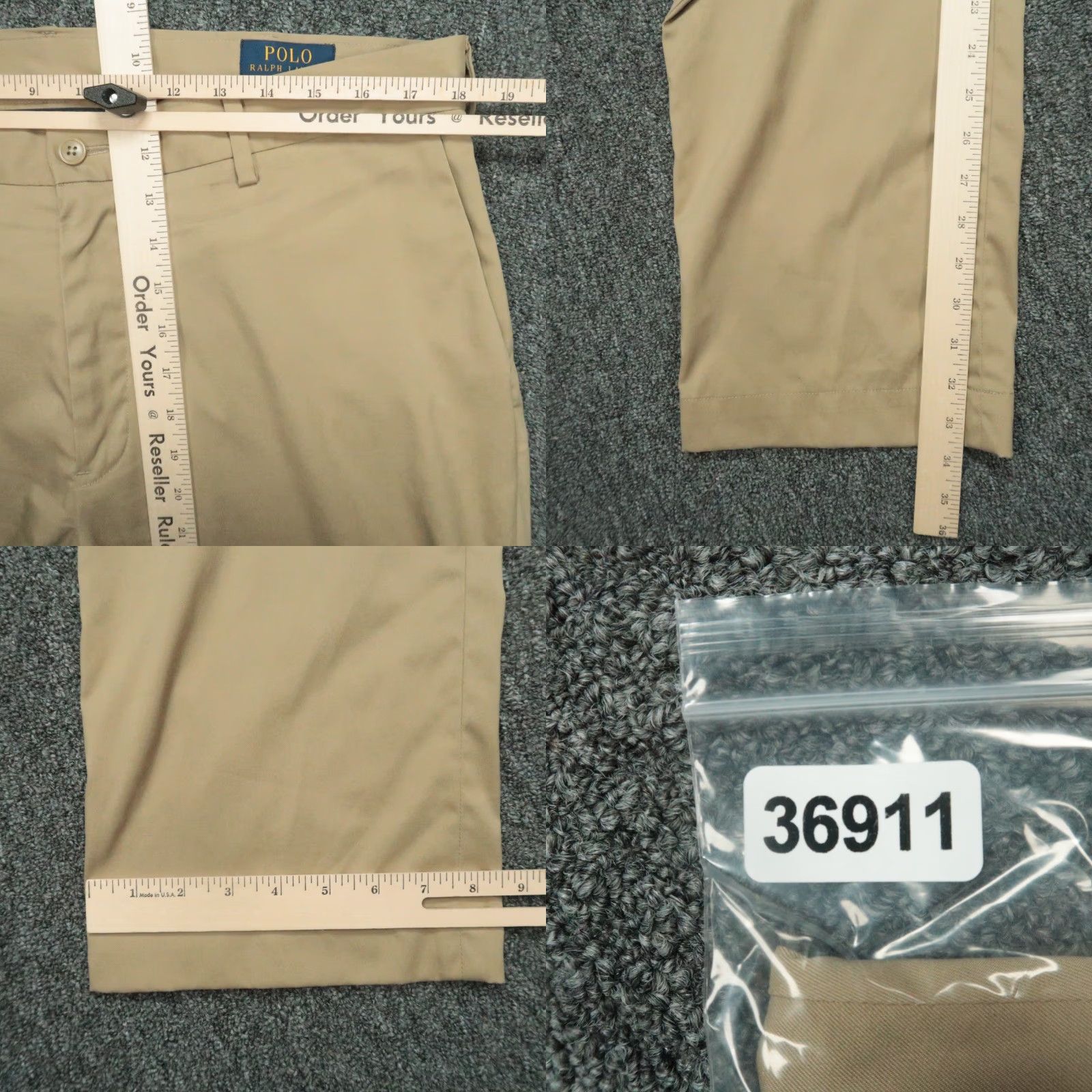 Polo Ralph Lauren Polo Ralph Lauren Pants Men 36x34 Khaki Stretch Classic Fit Performance Trouser Size US M / EU 48-50 / 2 - 8 Thumbnail