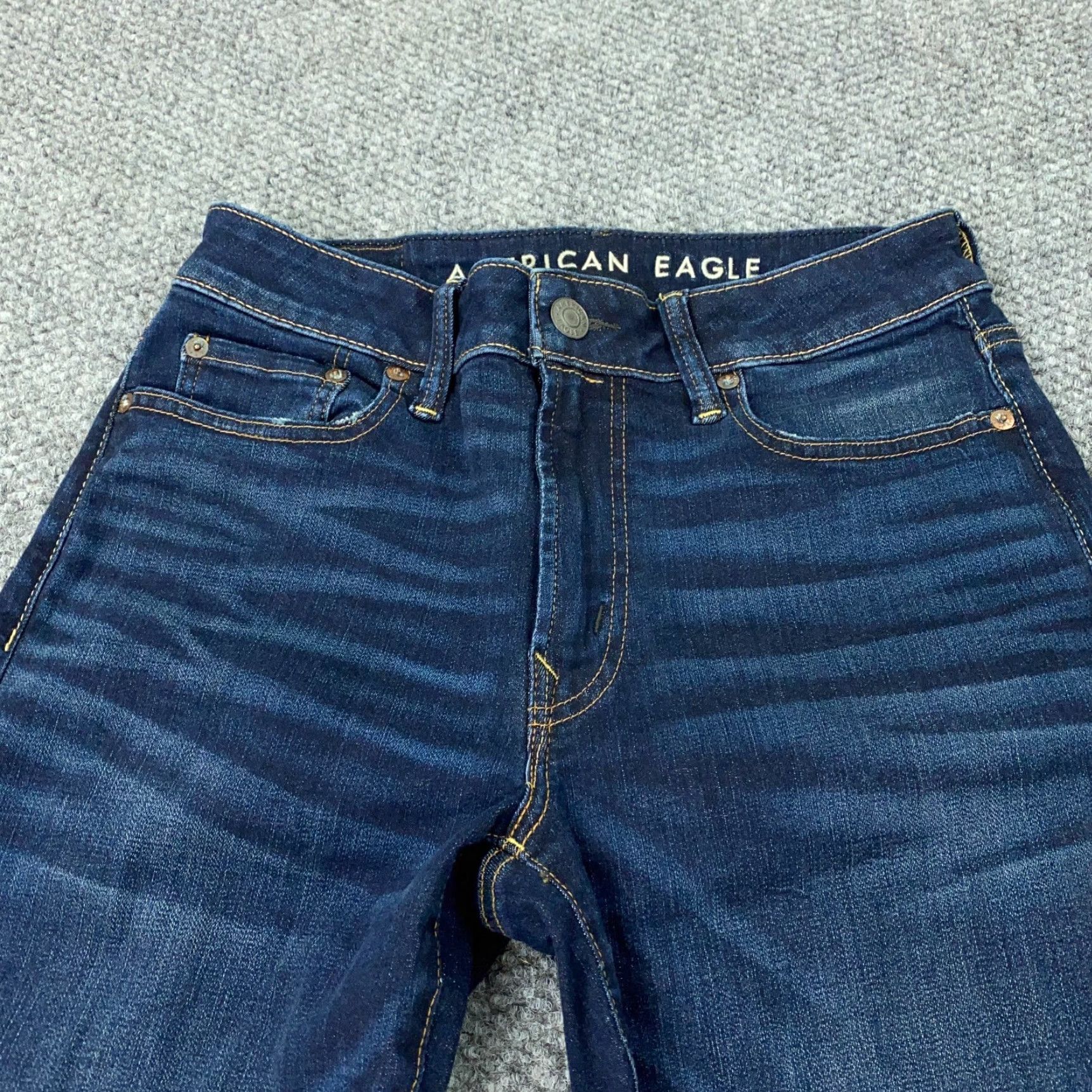 American Eagle Outfitters American Eagle Outfitters Jeans Mens 30x32 Original Slim Blue Stretch Size US 29 - 3 Thumbnail