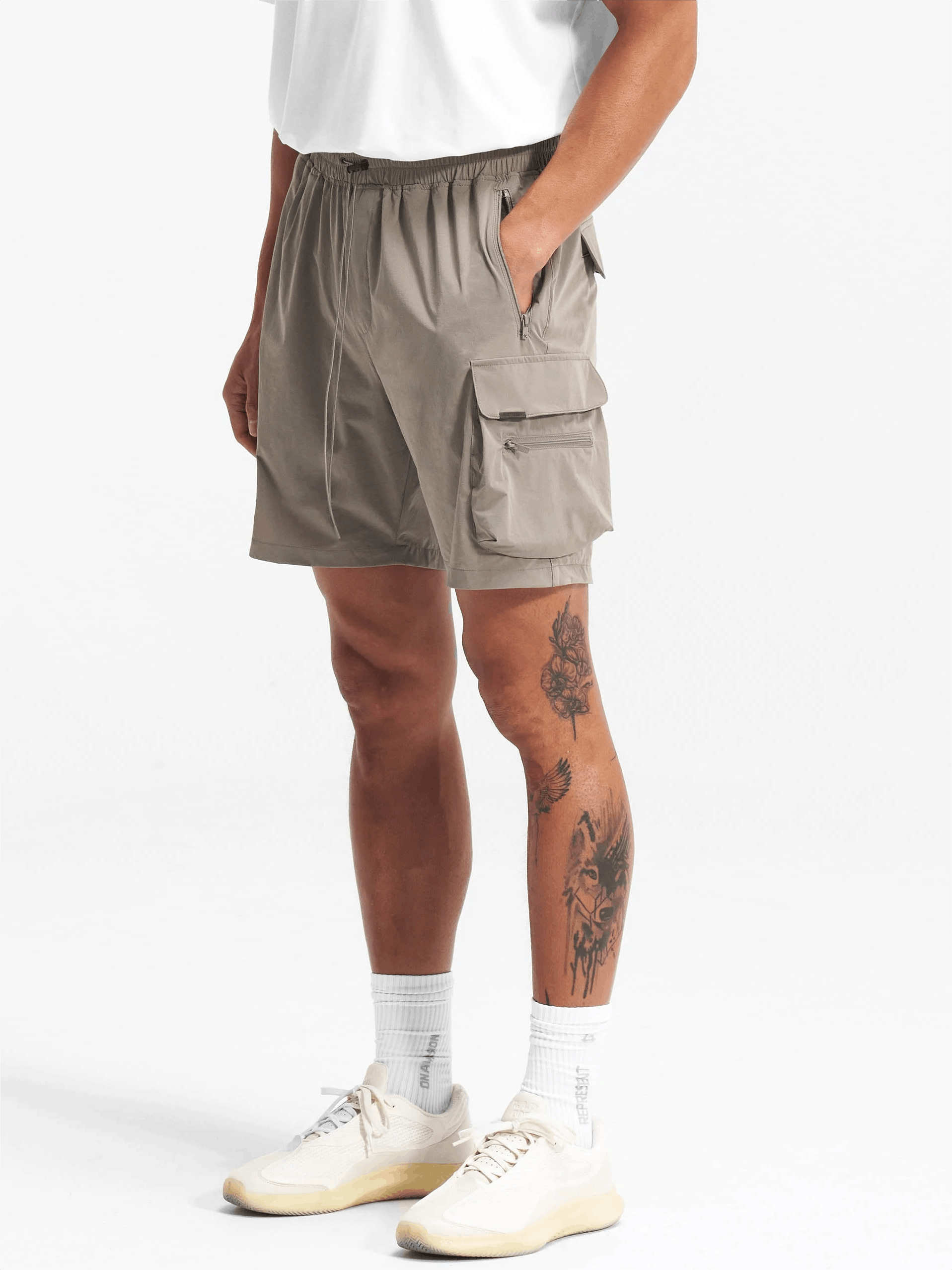 Represent Clo. 247 Cargo Bermuda Shorts Size M Size US 32 / EU 48 - 10 Thumbnail