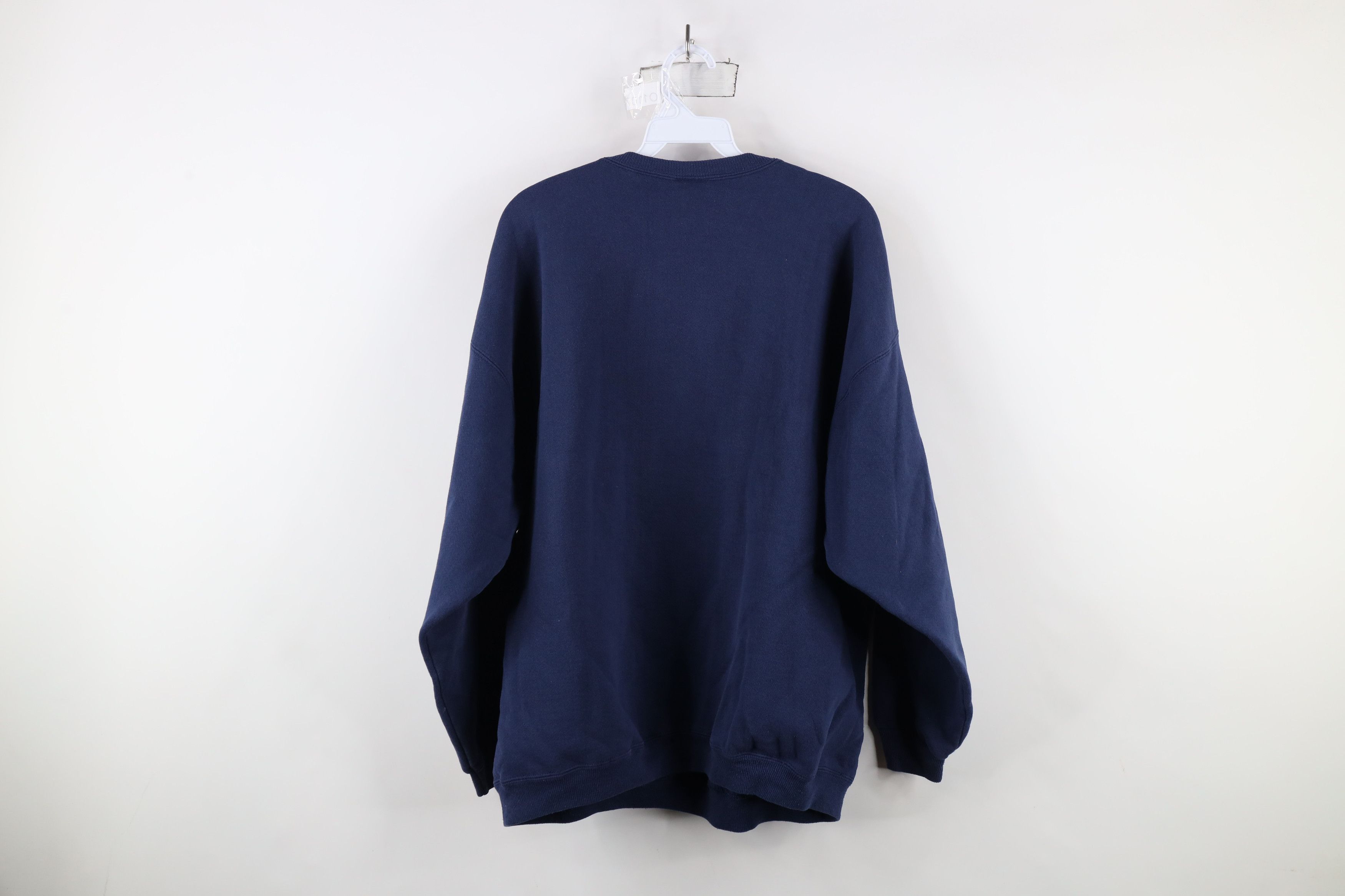 Vintage Vintage 90s Omicron Pi Sorority Crewneck Sweatshirt Blue Size XL / US 12-14 / IT 48-50 - 9 Thumbnail