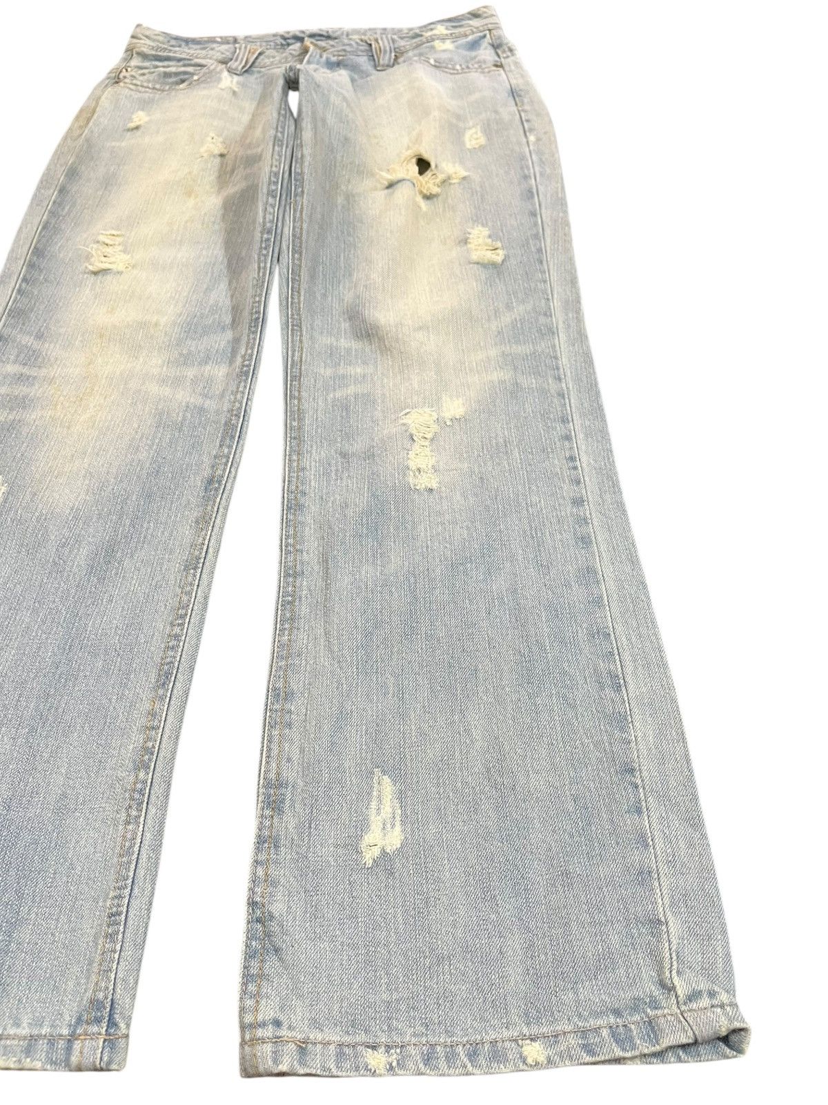 Other Vintage Marna Jeans Ripped Distressed Denim Size US 33 - 4 Thumbnail