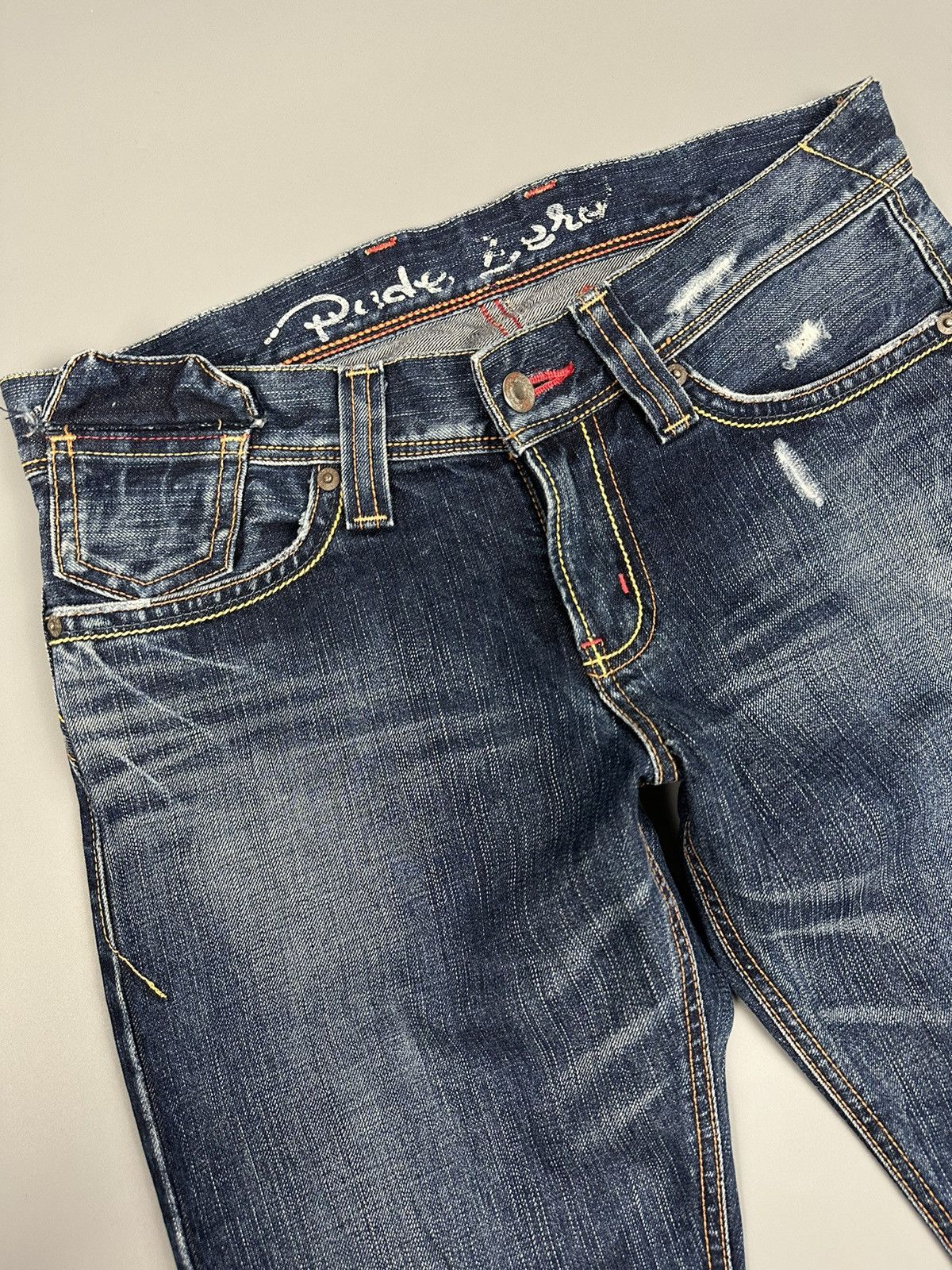 Edwin 🔥Flared🔥 Vintage Edwin Twist Leg With Buckle Back Denim Size US 32 / EU 48 - 7 Thumbnail