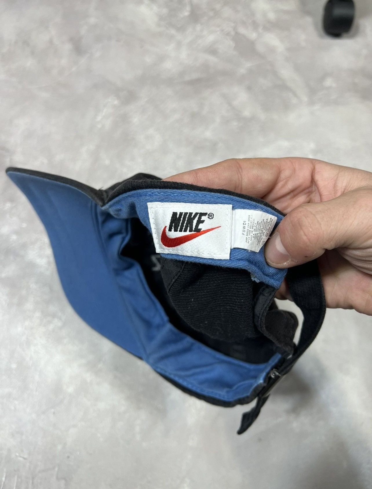 Vintage Vintage Nike Distressed Y2k Cap Size ONE SIZE - 6 Thumbnail