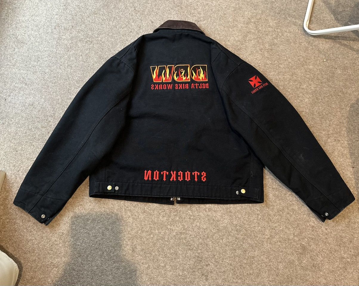 Carhartt × Vintage J01 blk stockton Carhartt Jacket Size US L / EU 52-54 / 3 - 2 Thumbnail