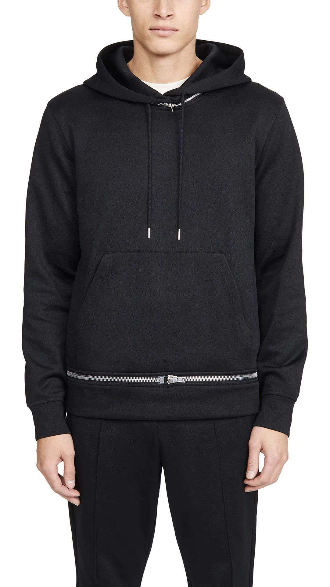 Helmut Lang Helmut Lang Detachable Hoodie Zip Sweatshirt Size US L / EU 52-54 / 3 - 1 Thumbnail
