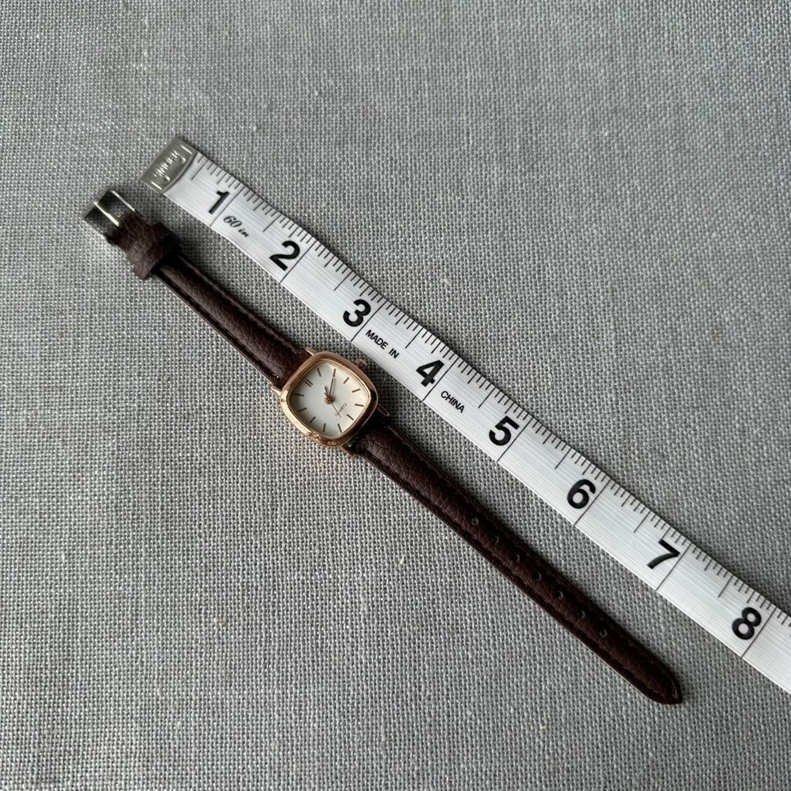 Other Brown leather vintage style watch MENS Size ONE SIZE - 5 Thumbnail