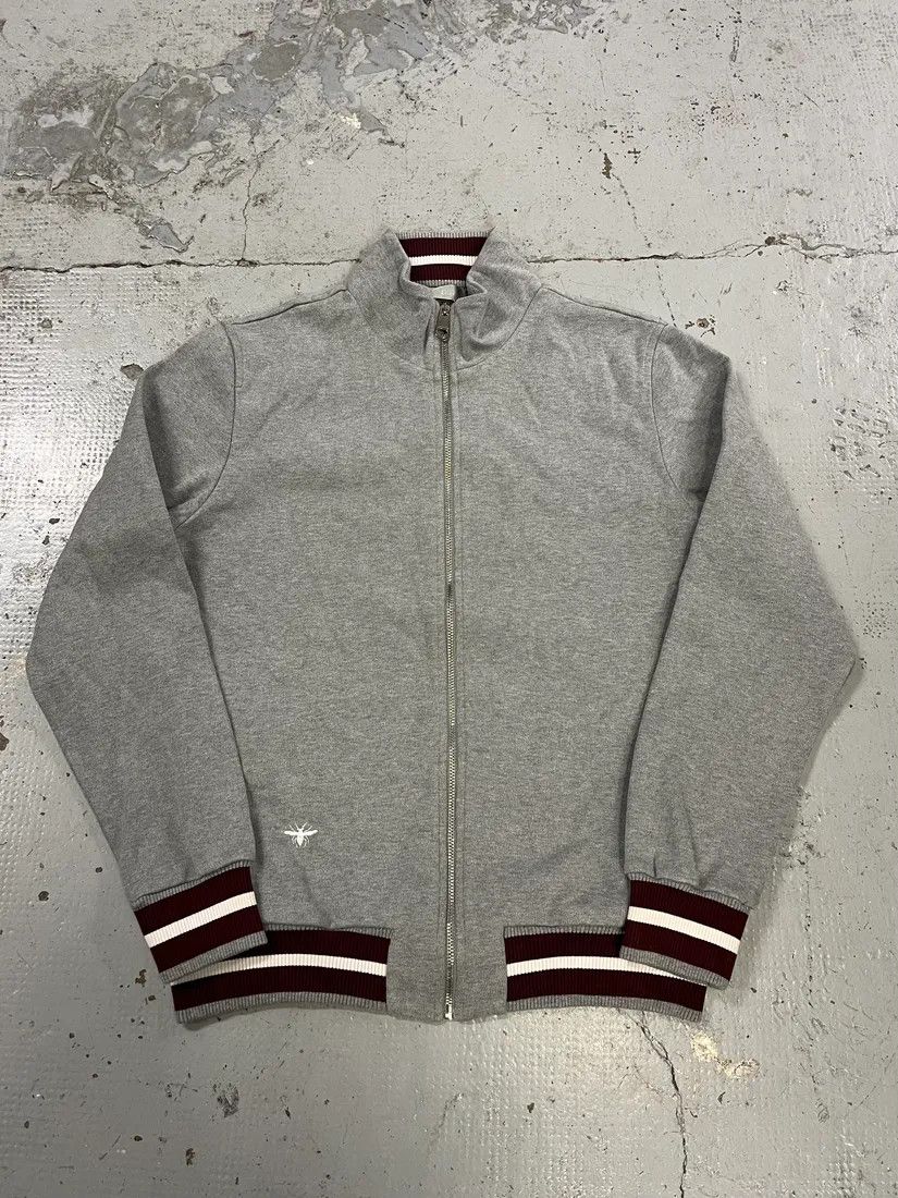 Dior 2010s Dior Bee Grey Zip-Up Sweater Size US M / EU 48-50 / 2 - 4 Thumbnail