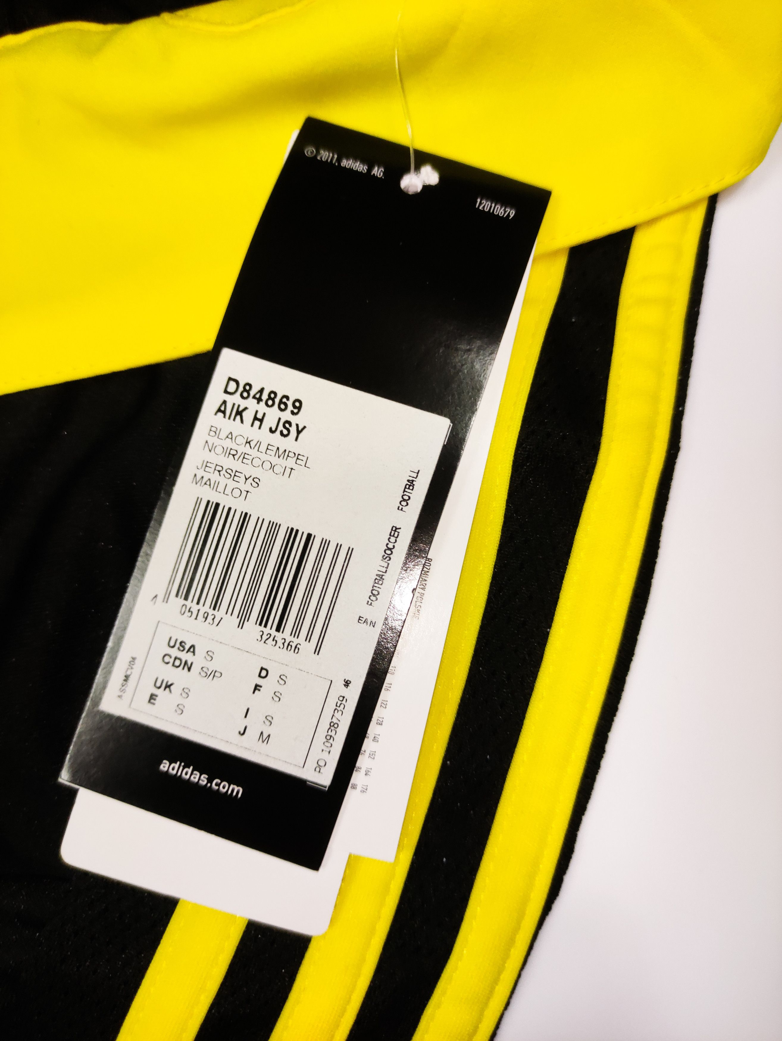 Nike BNWT AIK Fotboll 2014 2015 Adidas Home Solna Stockholm Size US S / EU 44-46 / 1 - 5 Thumbnail