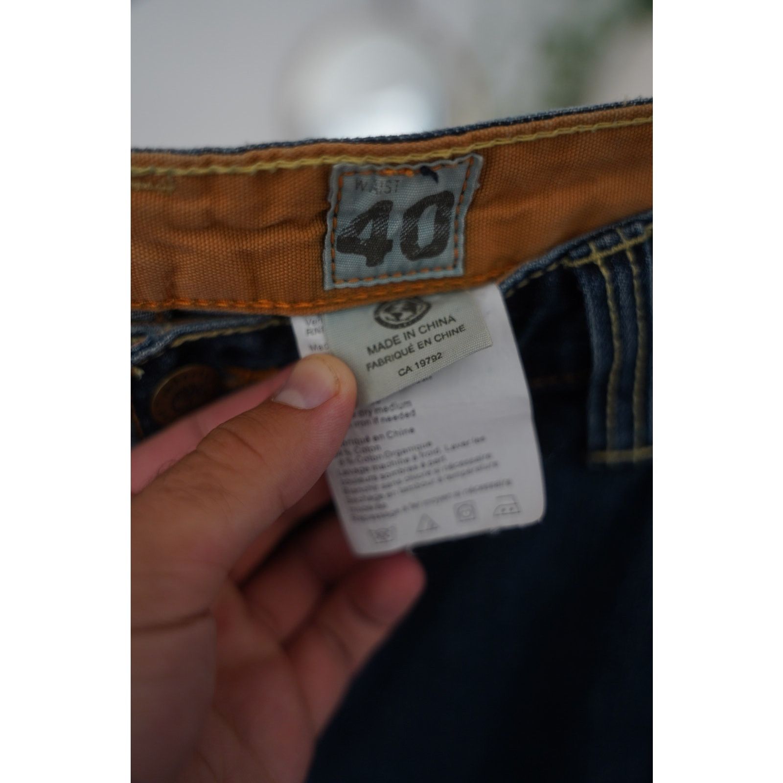 Timberland Baggy Timberland Men's Blue Denim Jeans – Waist Size 40 y2k Size US 40 / EU 56 - 3 Thumbnail