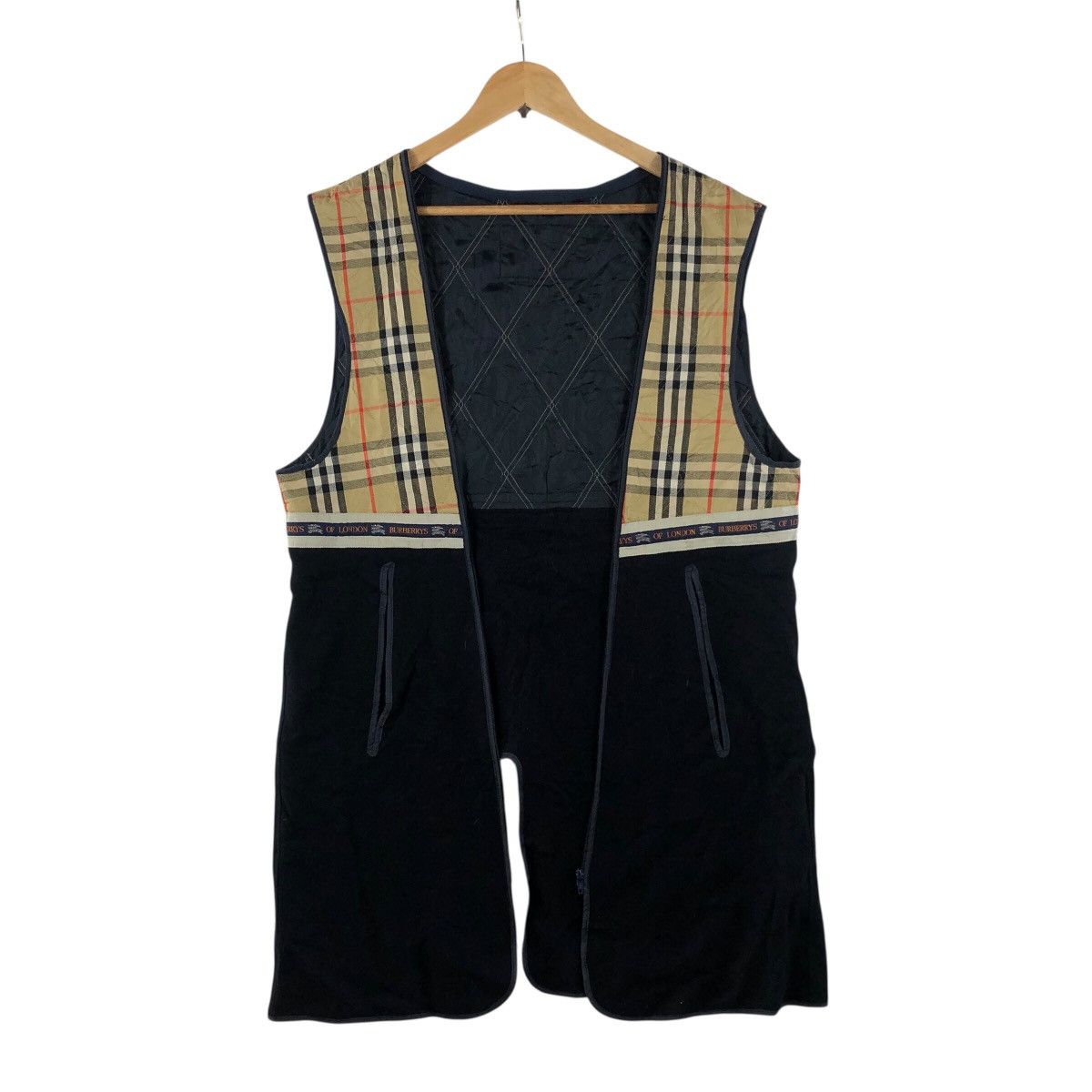 Burberry Prorsum Vintage BURBERRYS LONDON Nova Checked Plaid Inner Blazer Size 38R - 1 Thumbnail